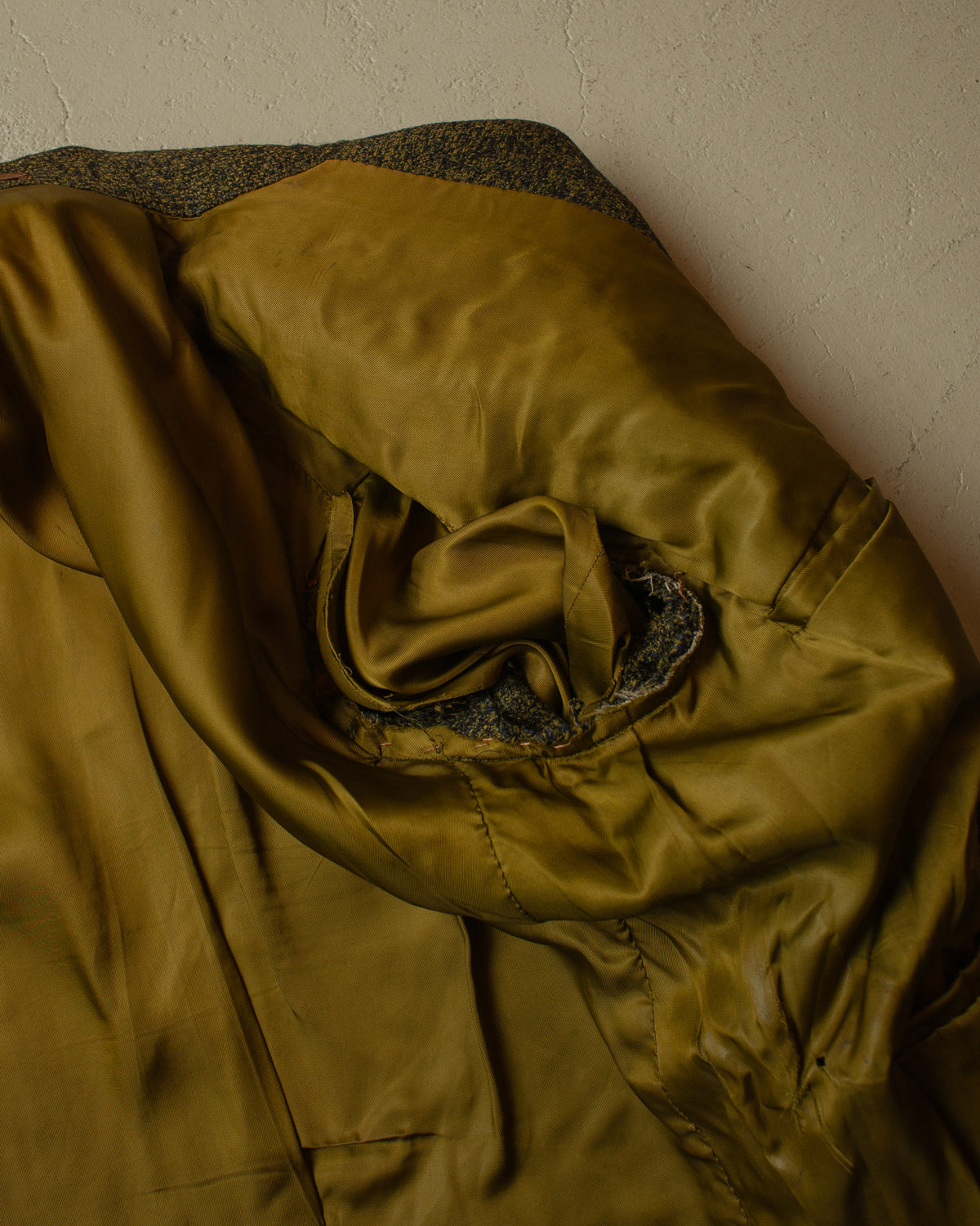 1940s/50s German Wool Suit Jacket "brown" - XL/XXL