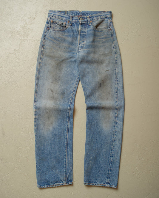 1983 Levi´s 501 Selvedge Mud Wash Jeans blue - W29 L30