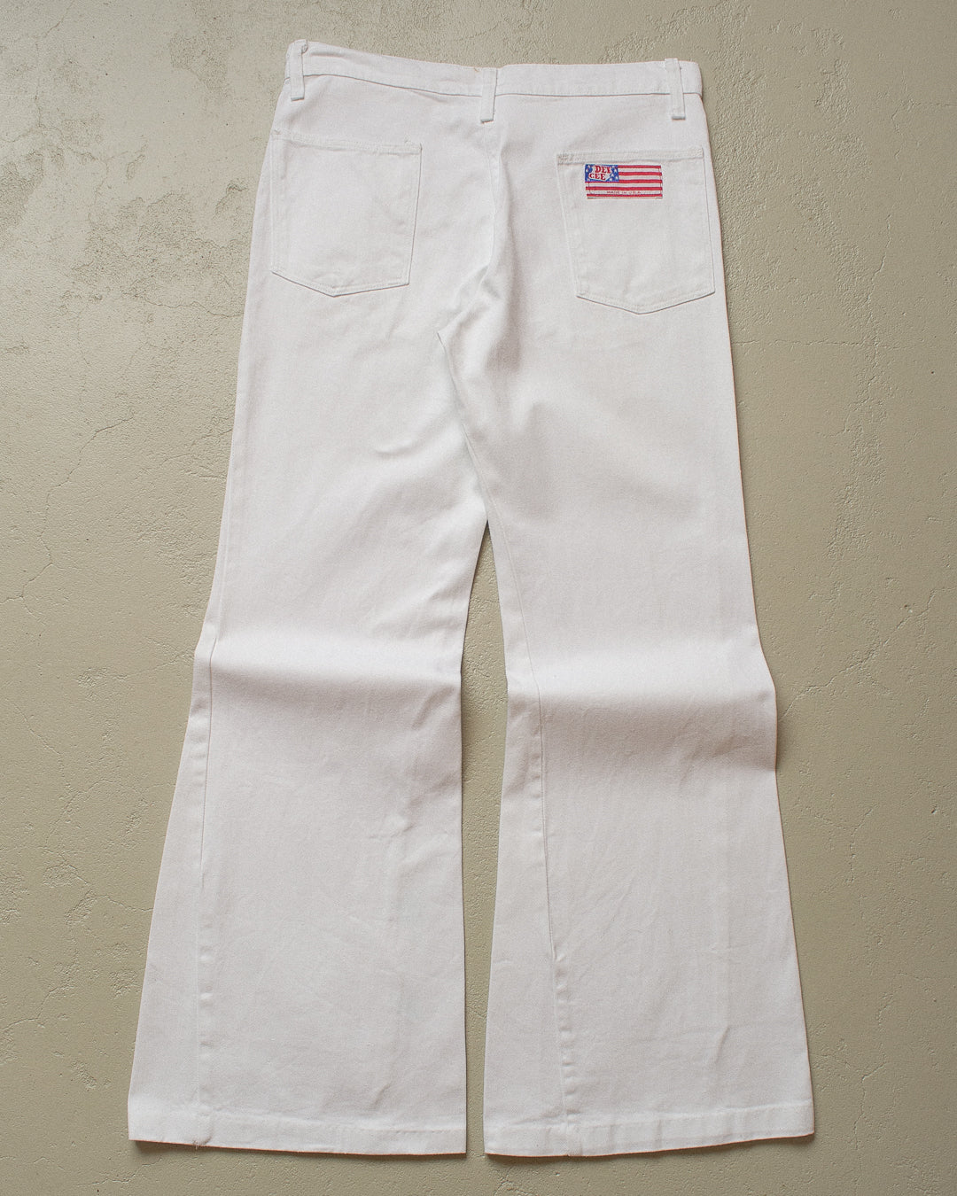 60s/70s DEE CEE bell bottom Jeans white - 33x32