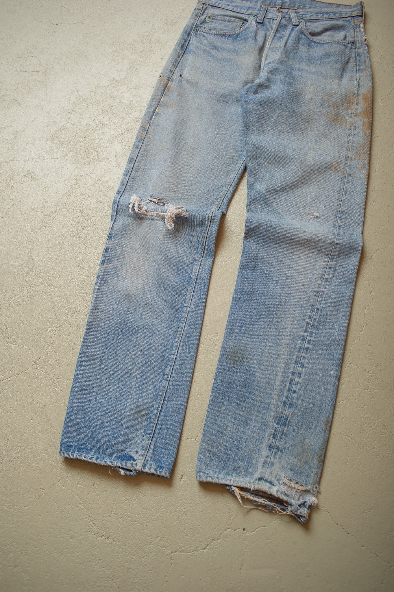 1980´s Levi´s 501 Selvedge repaired Jeans blue - W30 L33