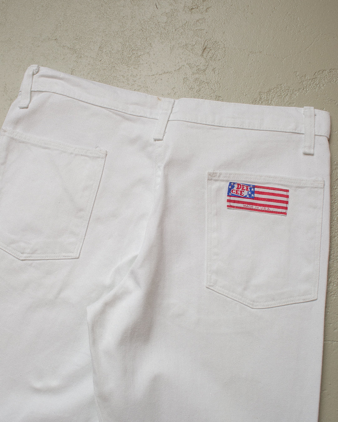 60s/70s DEE CEE bell bottom Jeans white - 33x32