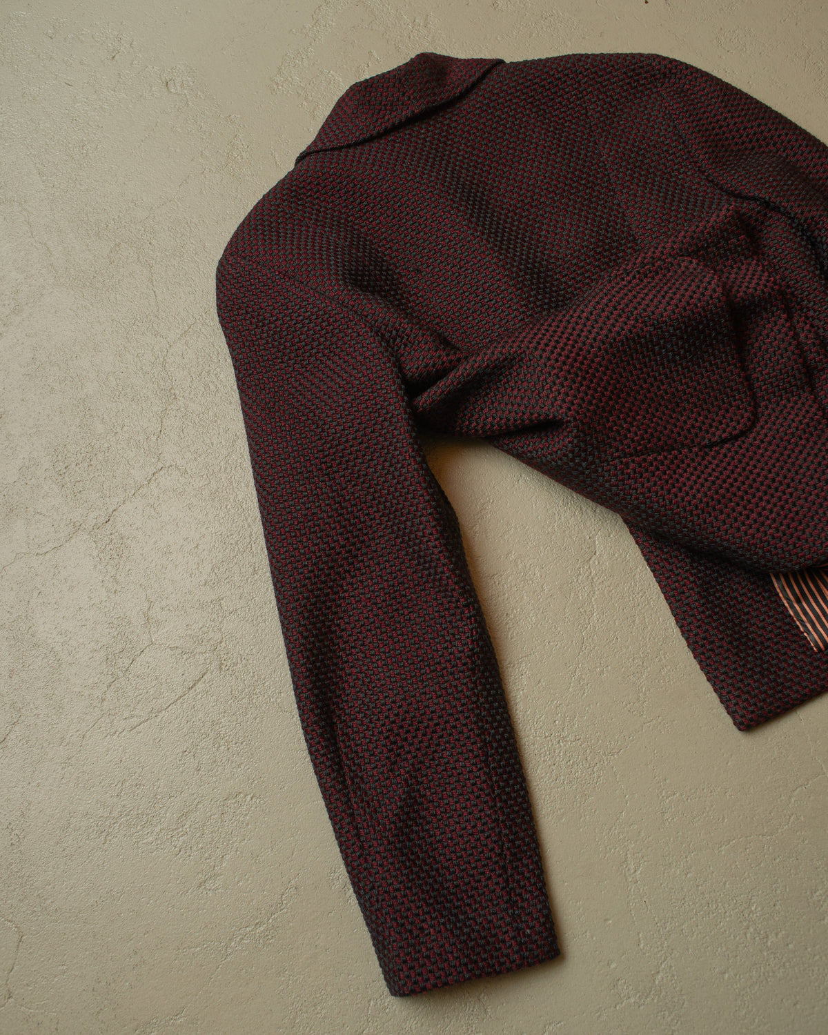 ca. 1950s German Womens Tailored Wool Suit burgundy - S/M