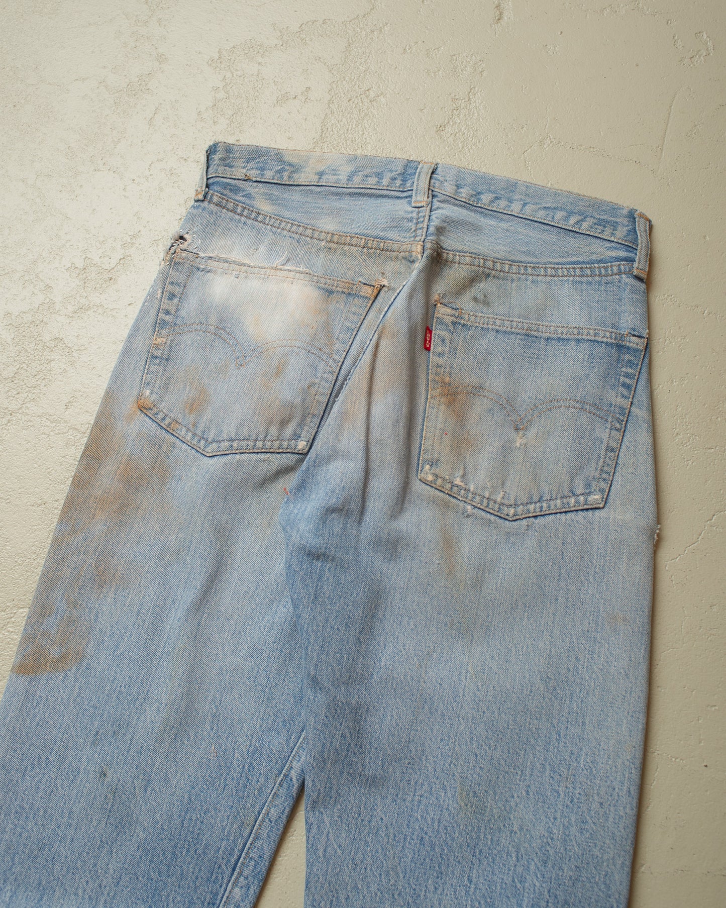 1980´s Levi´s 501 Selvedge repaired Jeans blue - W30 L33