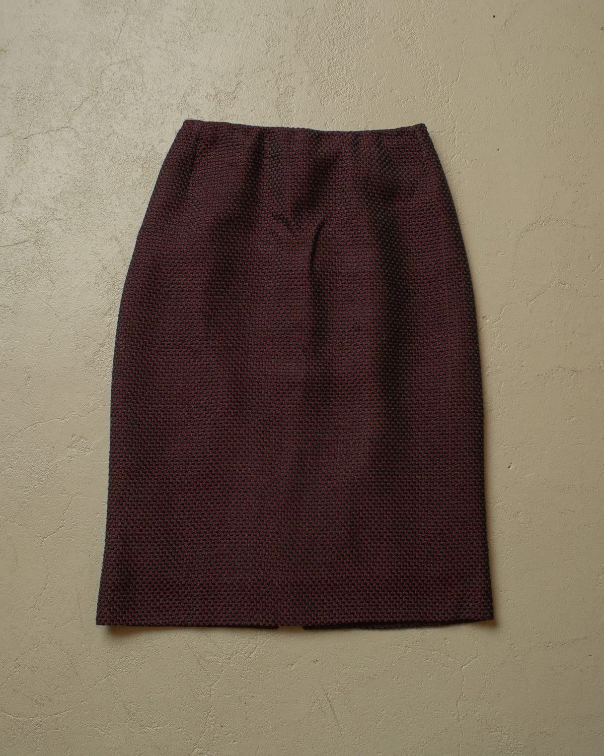 ca. 1950s German Womens Tailored Wool Suit burgundy - S/M