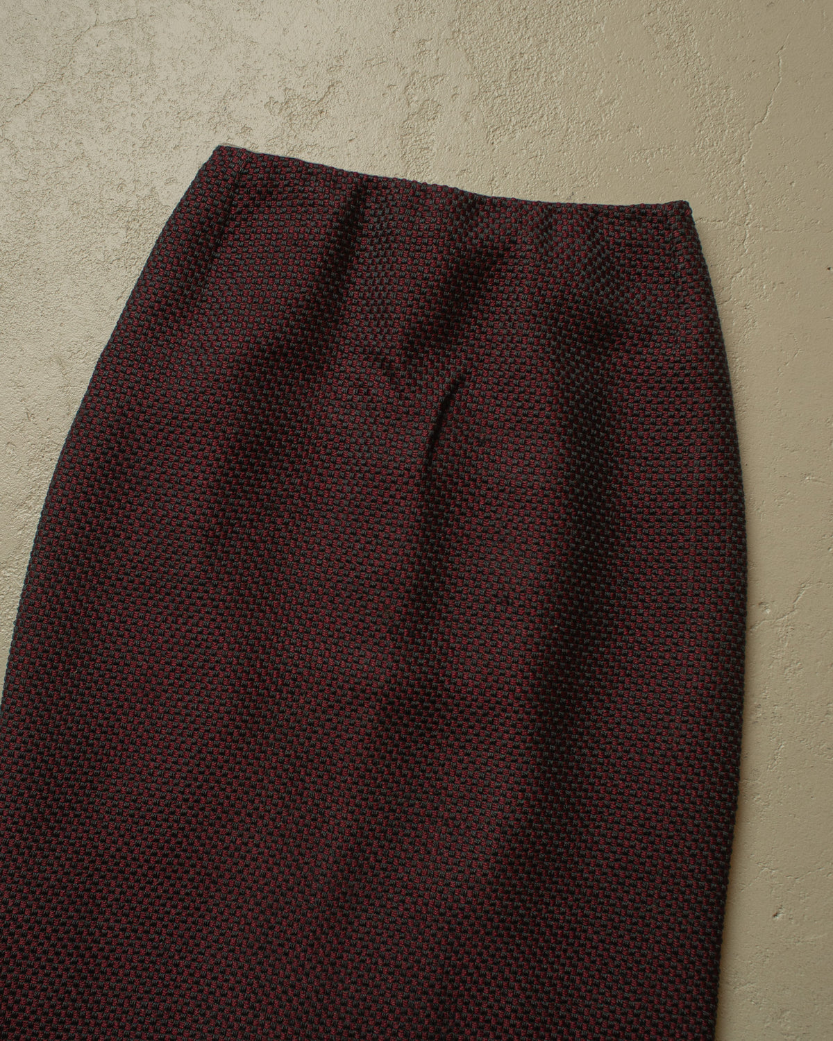 ca. 1950s German Womens Tailored Wool Suit burgundy - S/M