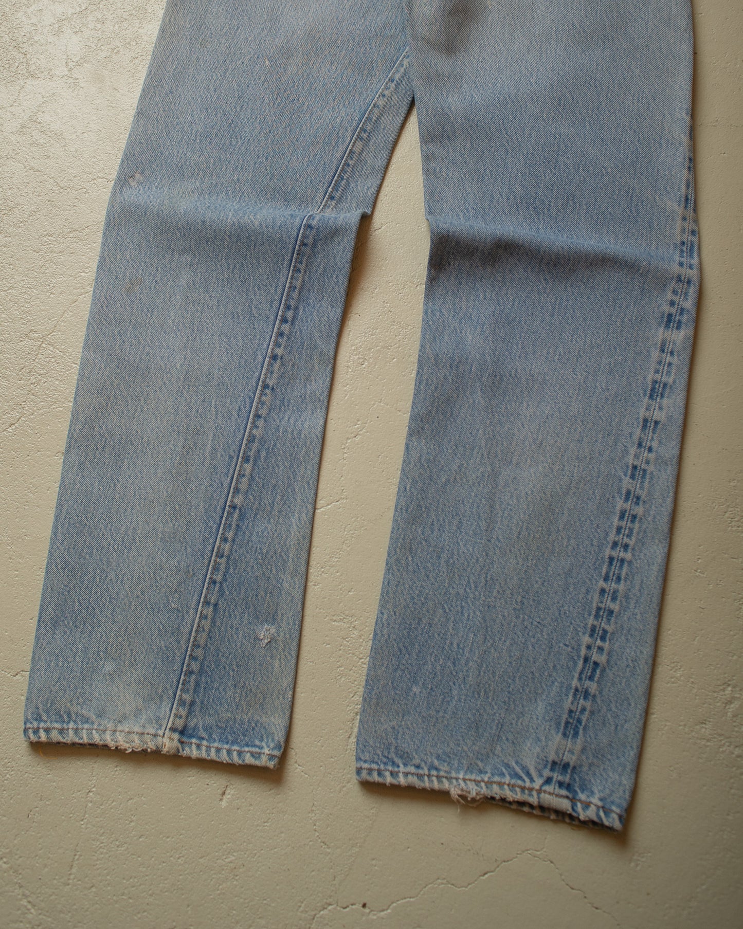 1982 Levi´s 501 Selvedge distressed Jeans blue - W30 L31