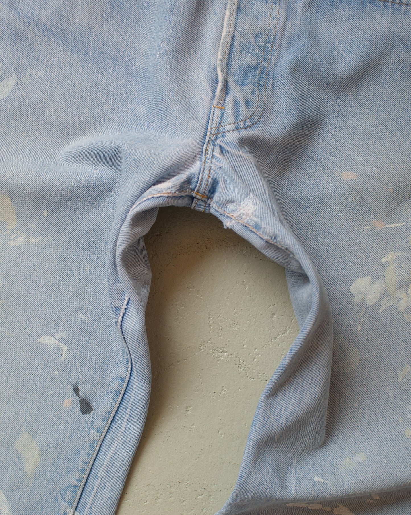 1983 Levi´s 501 Selvedge repaired Jeans blue - W31 L35
