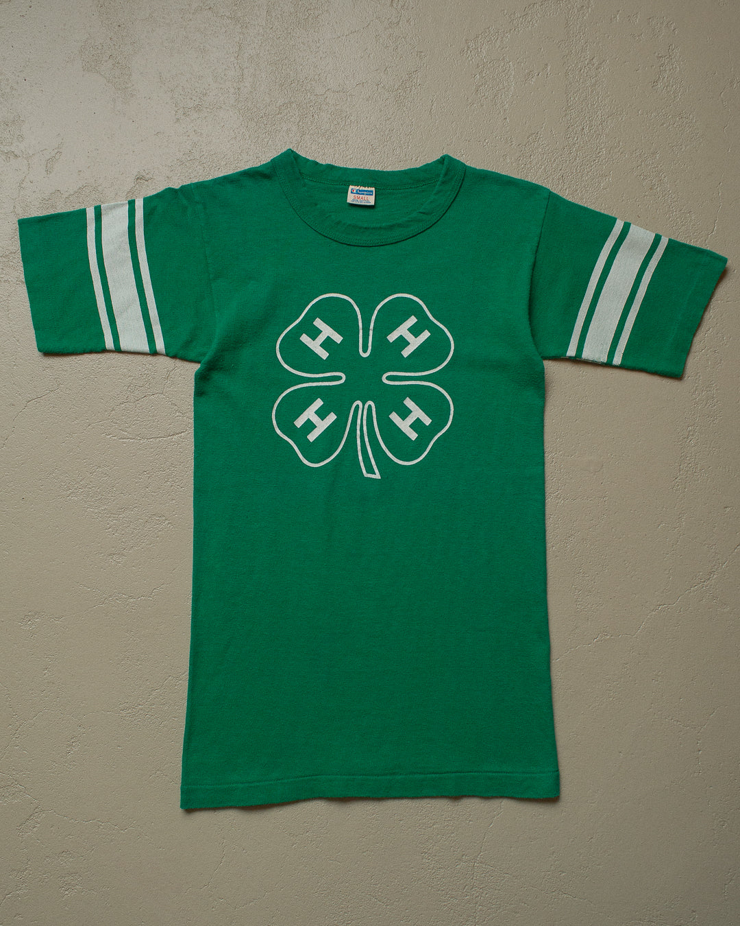 70s Champion College T-shirt green - XS