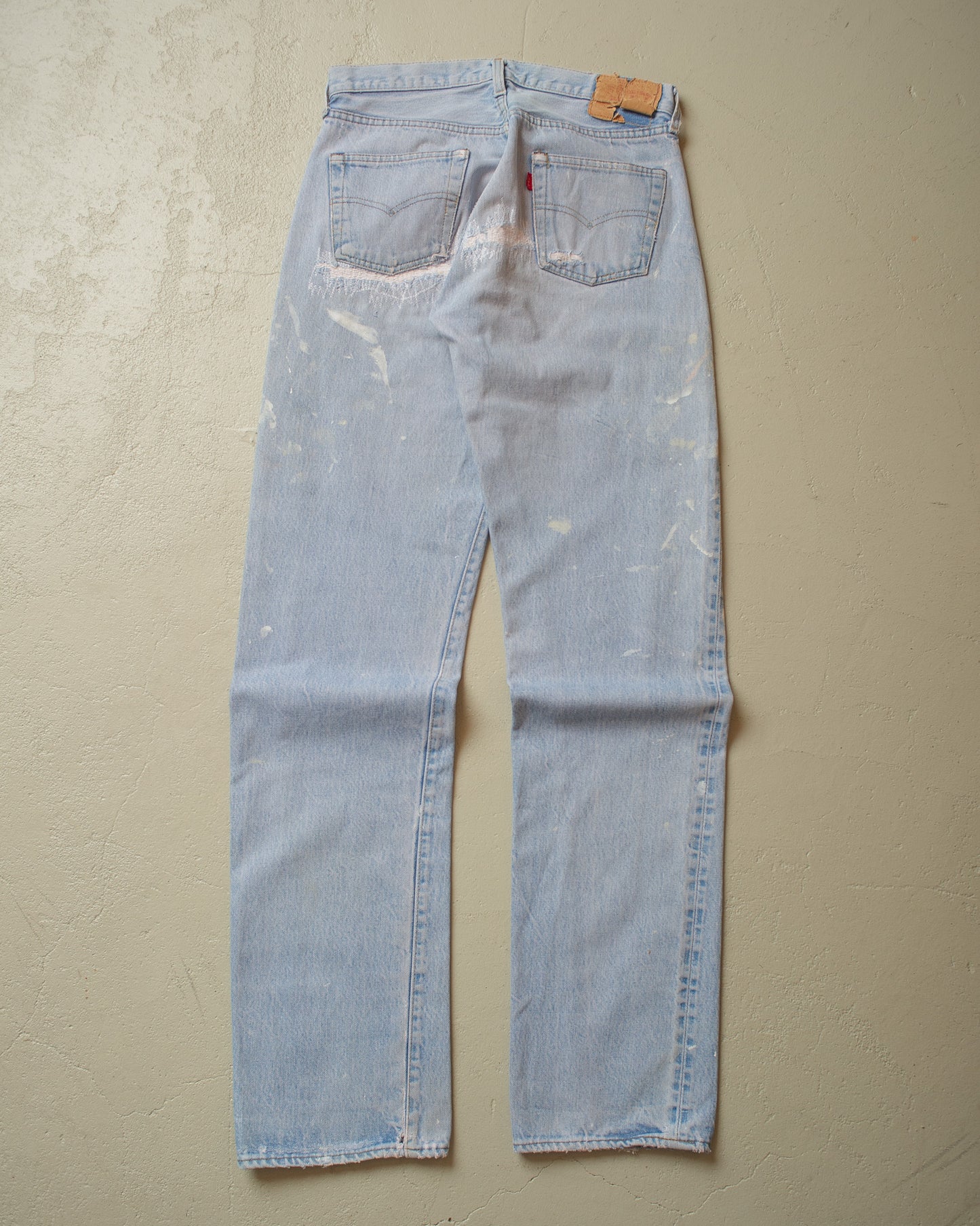 1983 Levi´s 501 Selvedge repaired Jeans blue - W31 L35