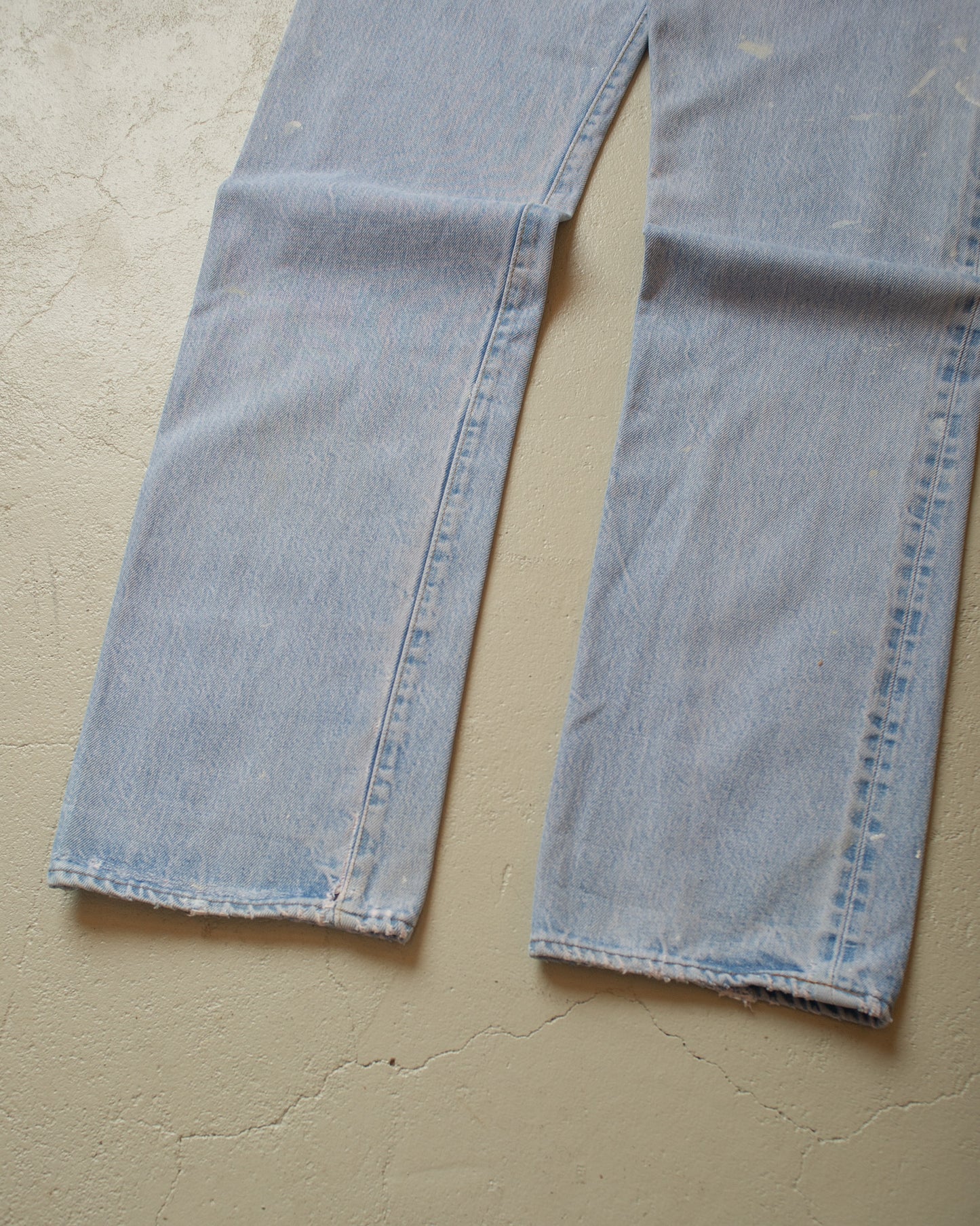 1983 Levi´s 501 Selvedge repaired Jeans blue - W31 L35
