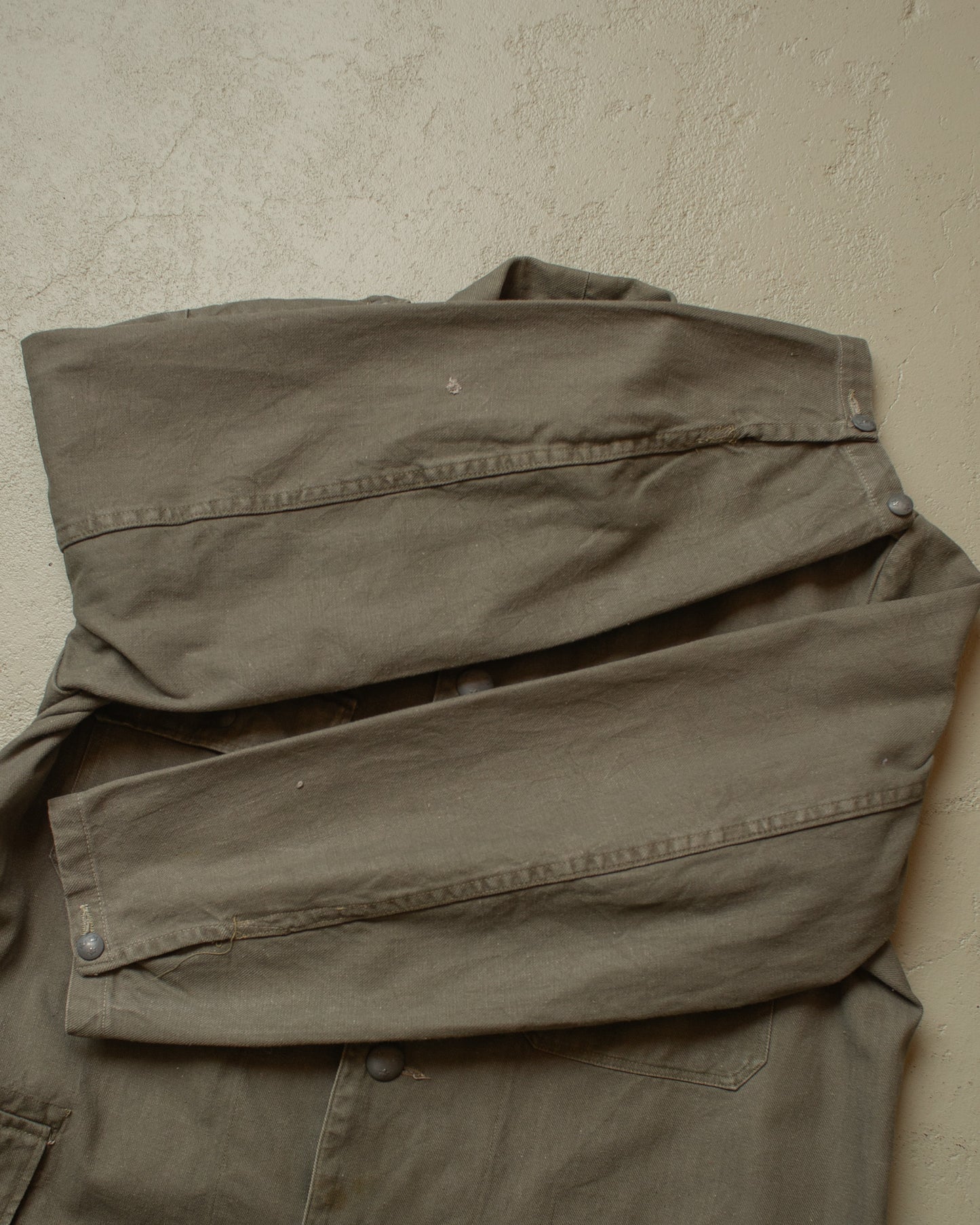1950s/60s Swedish Army Work Jacket grey - L/XL