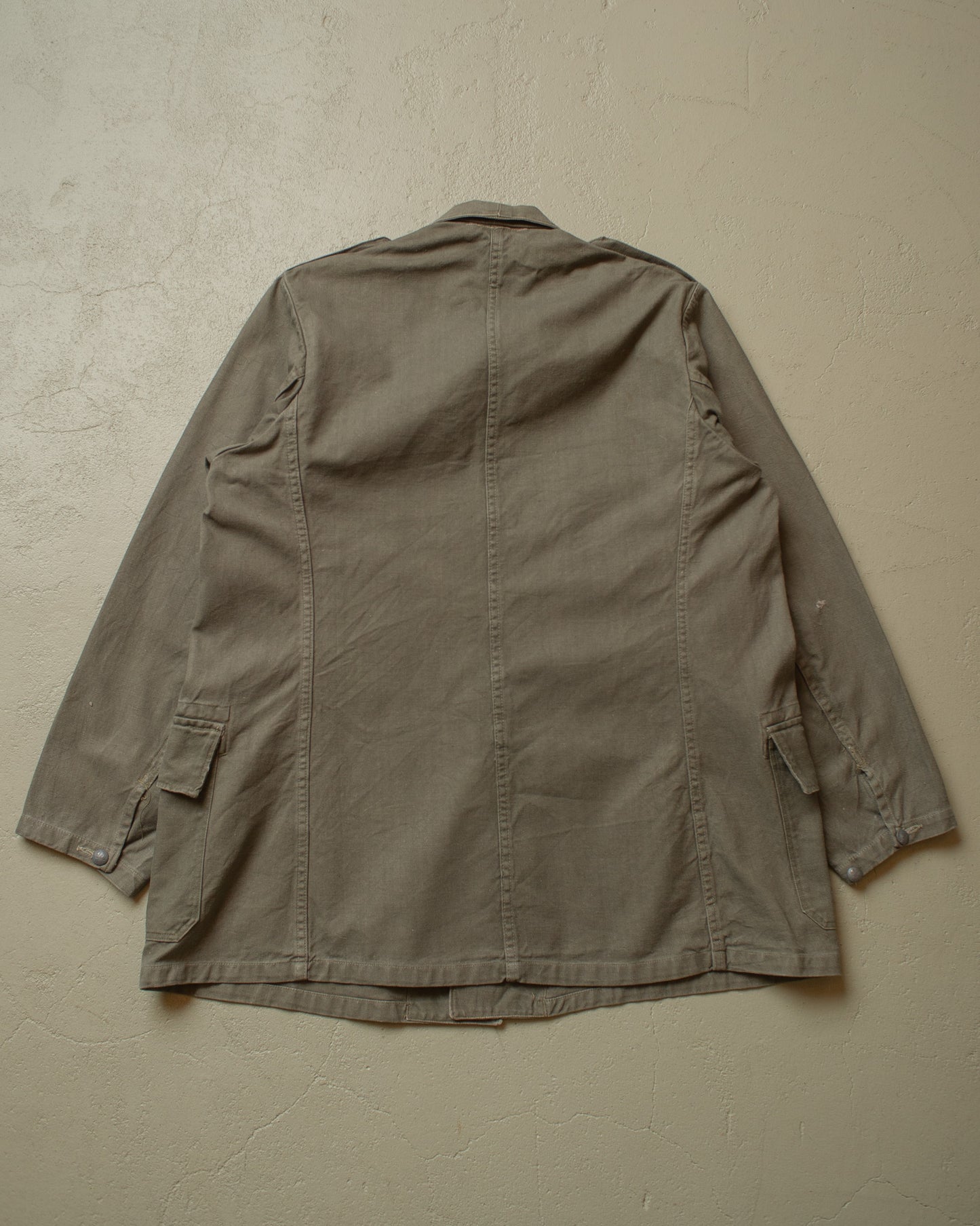 1950s/60s Swedish Army Work Jacket grey - L/XL