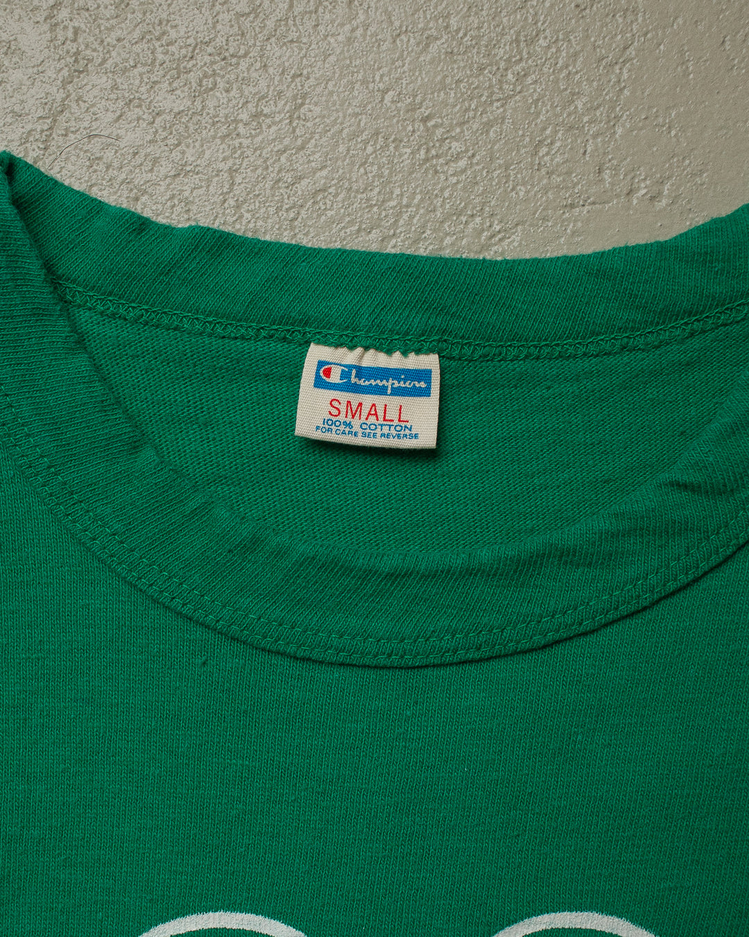 70s Champion College T-shirt green - XS