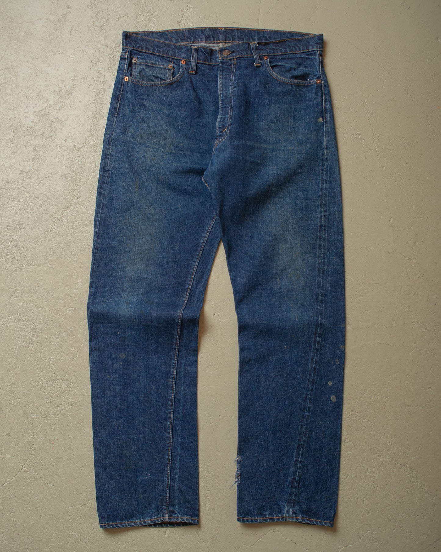 1974 Levi´s 505 Selvedge Jeans navyblue - W38 L32