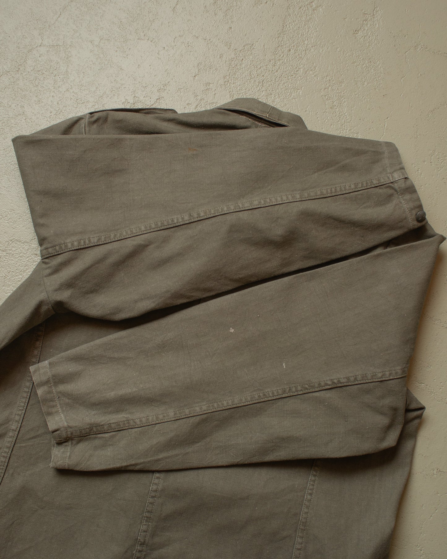 1950s/60s Swedish Army Work Jacket grey - L/XL