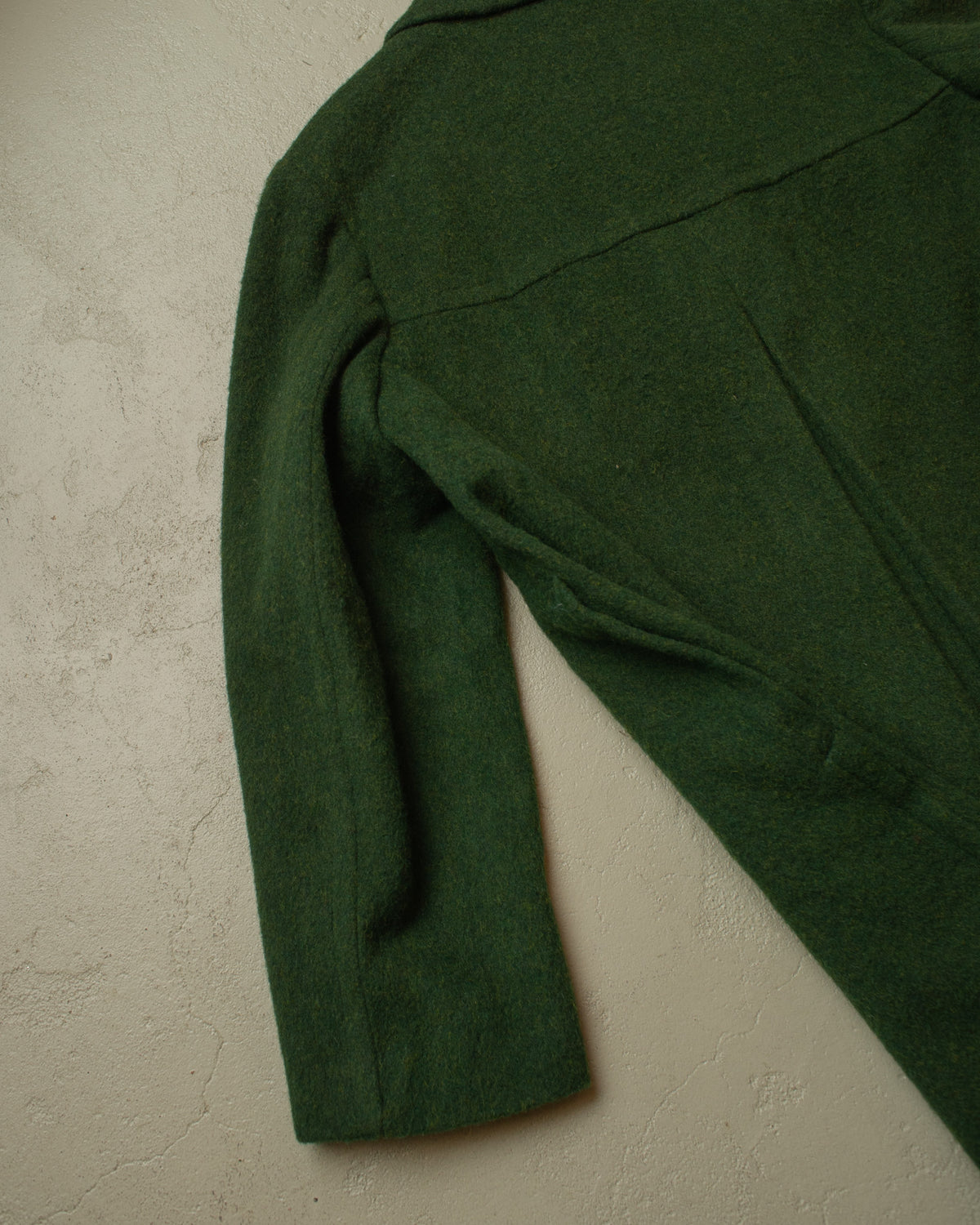 1980s Deadstock East German "Loden" Wool Coat green - L