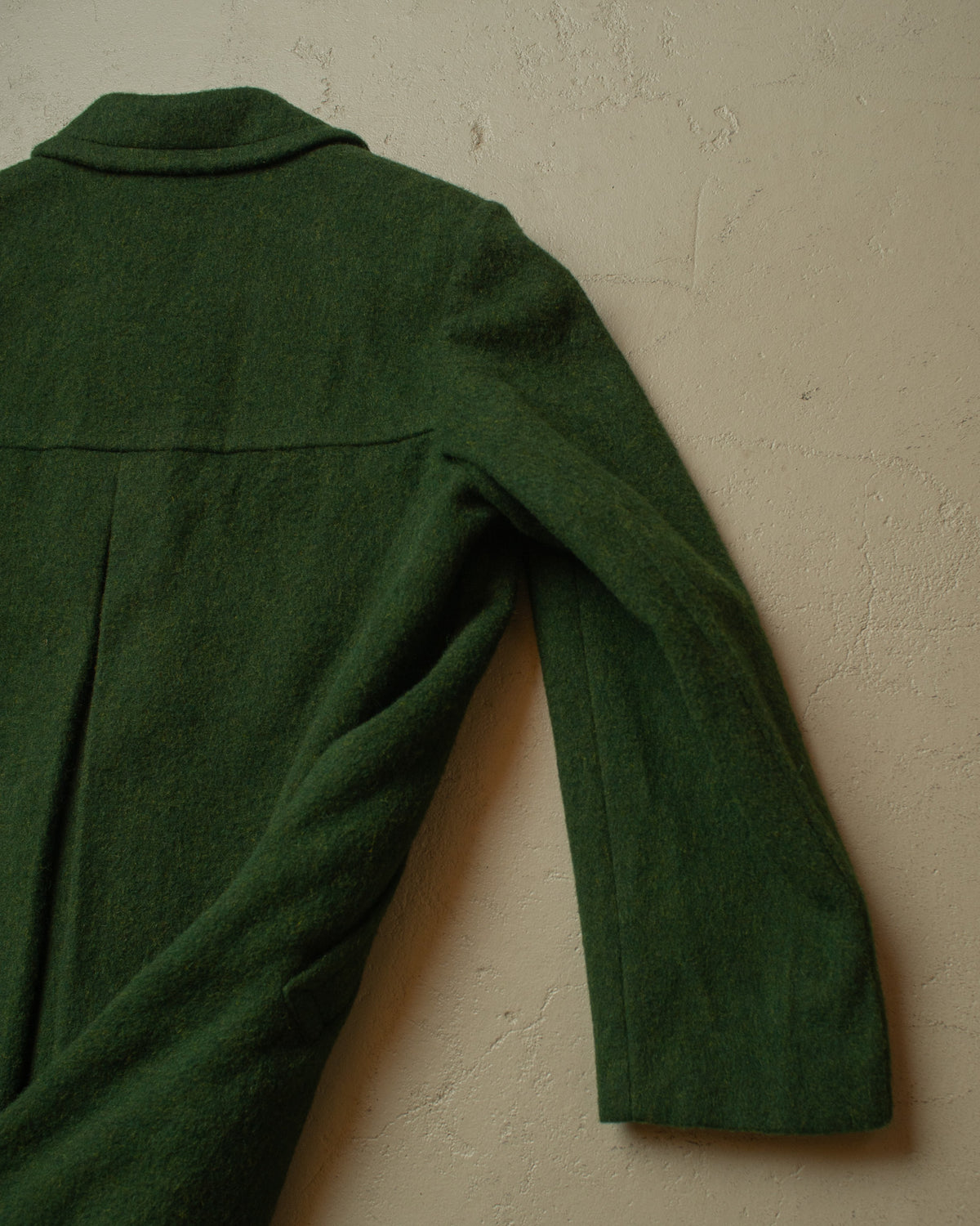 1980s Deadstock East German "Loden" Wool Coat green - L