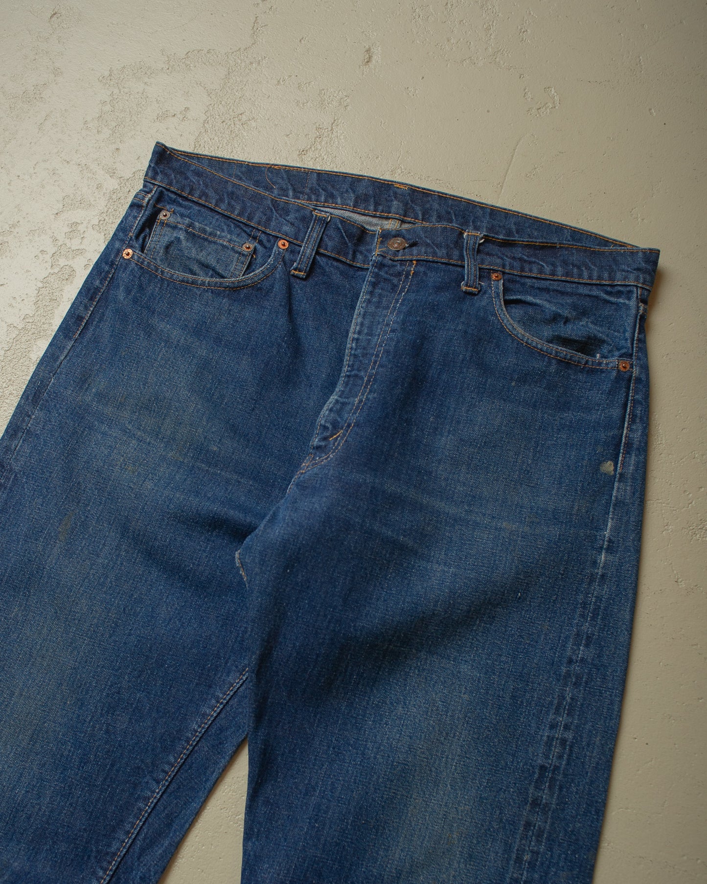 1974 Levi´s 505 Selvedge Jeans navyblue - W38 L32