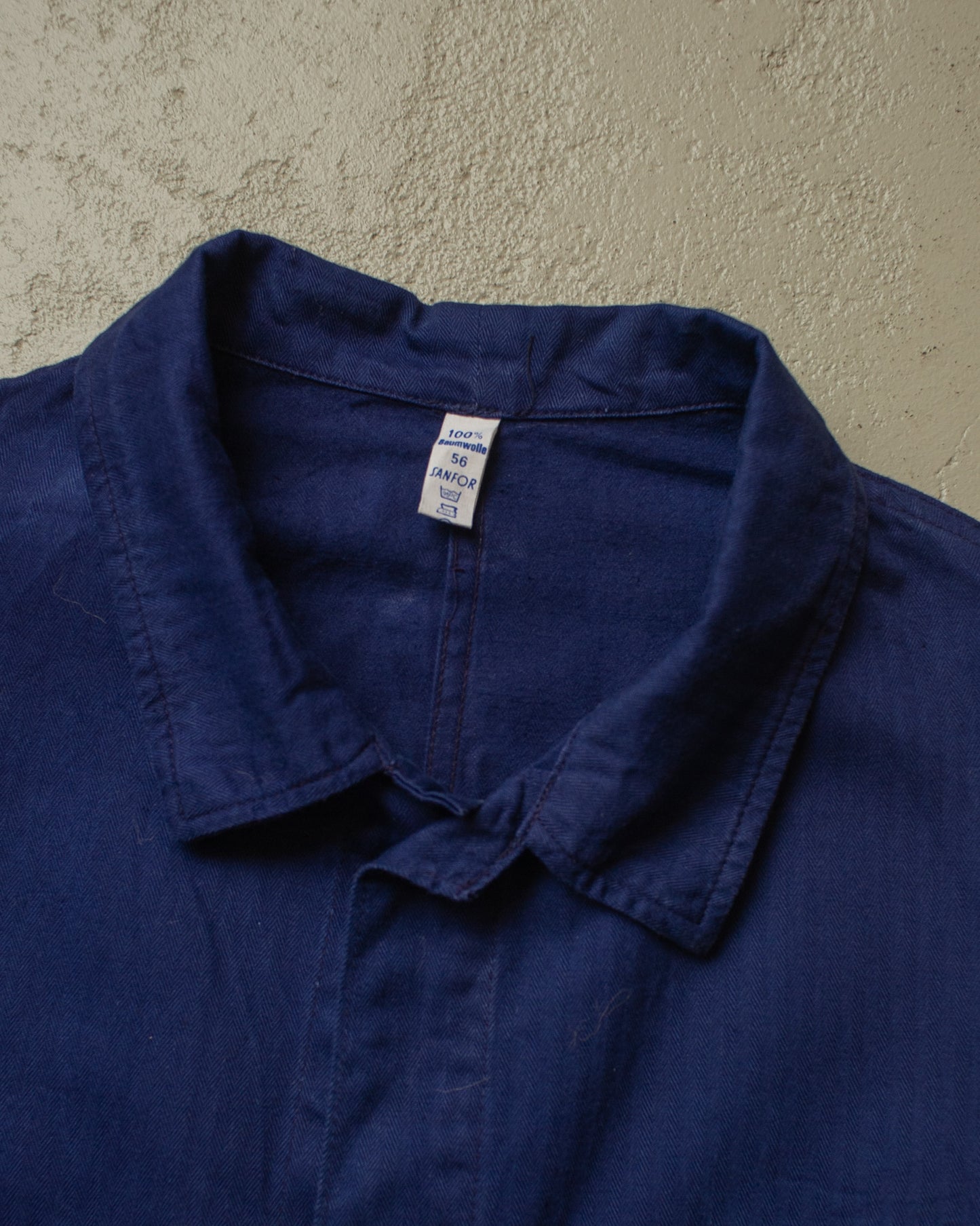 1960s/70s unworn Work Jacket blue - XXL