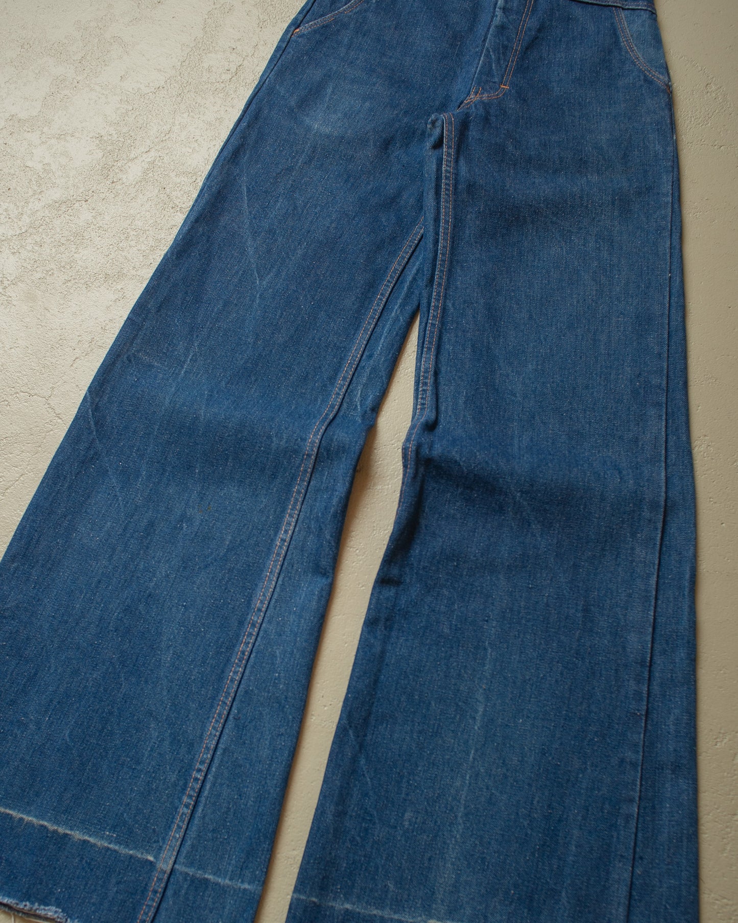 1970s Women´s Mustang Bellbottom Jeans blue - W26 L32