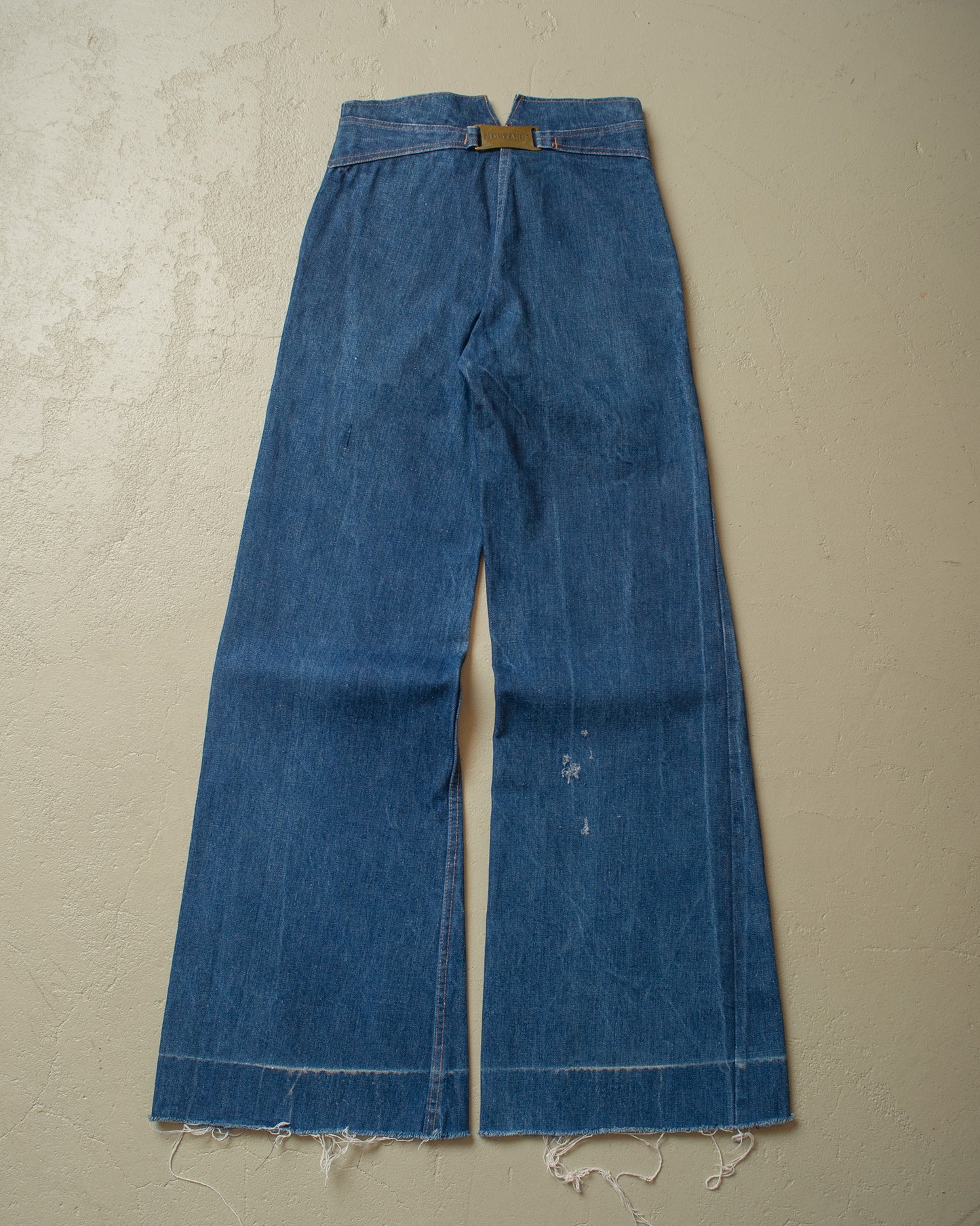 1970s Women´s Mustang Bellbottom Jeans blue - W26 L32