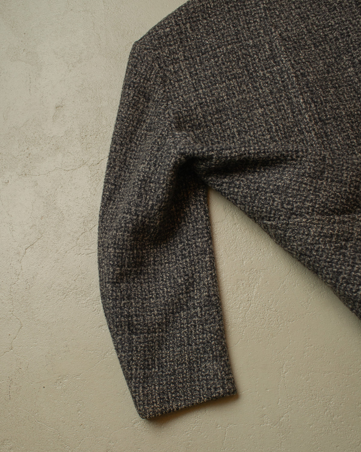 ca. 1950s/60s German Belted Wool Overcoat grey - M