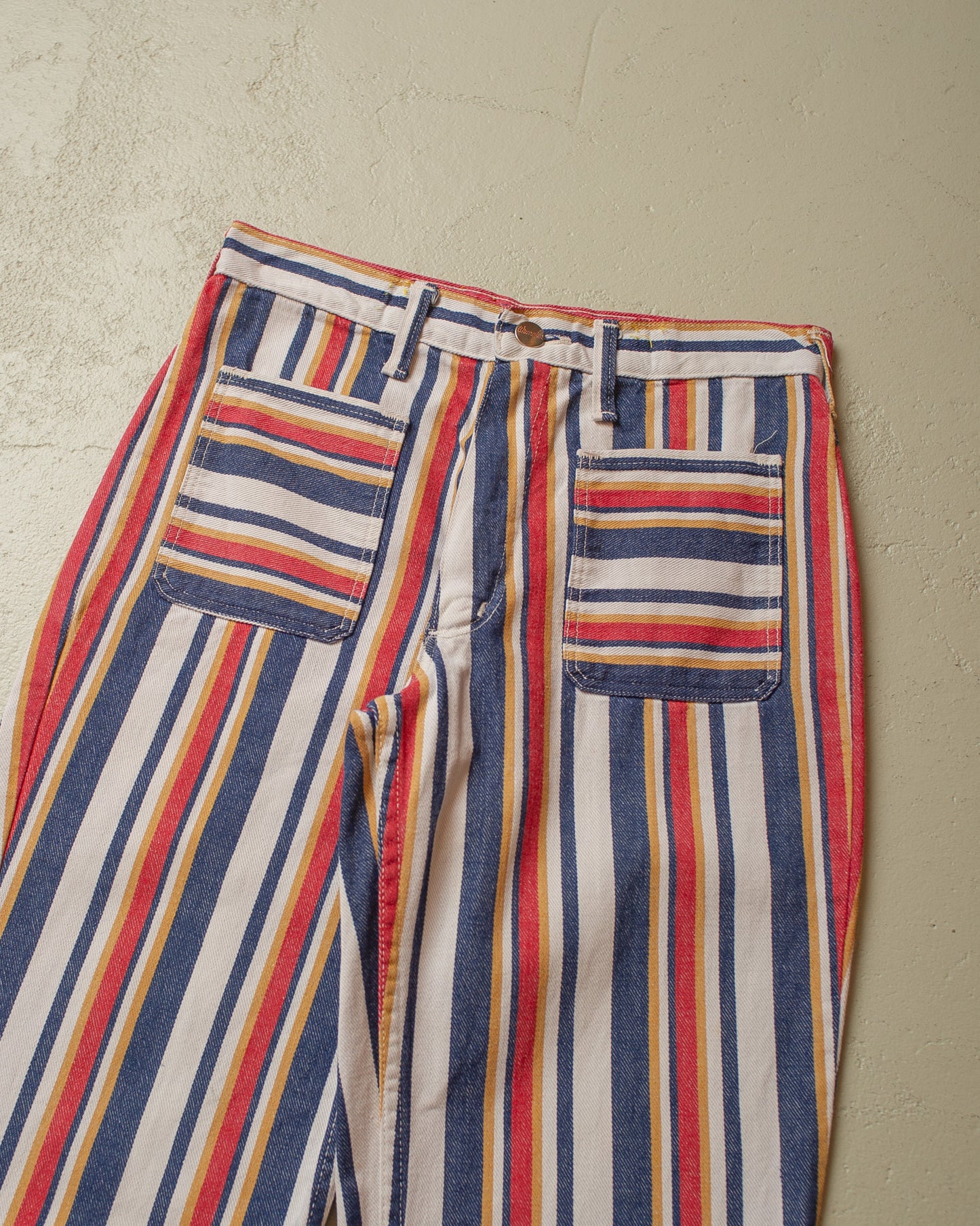 1970s Wrangler striped Flared Jeans multi - W26 L28