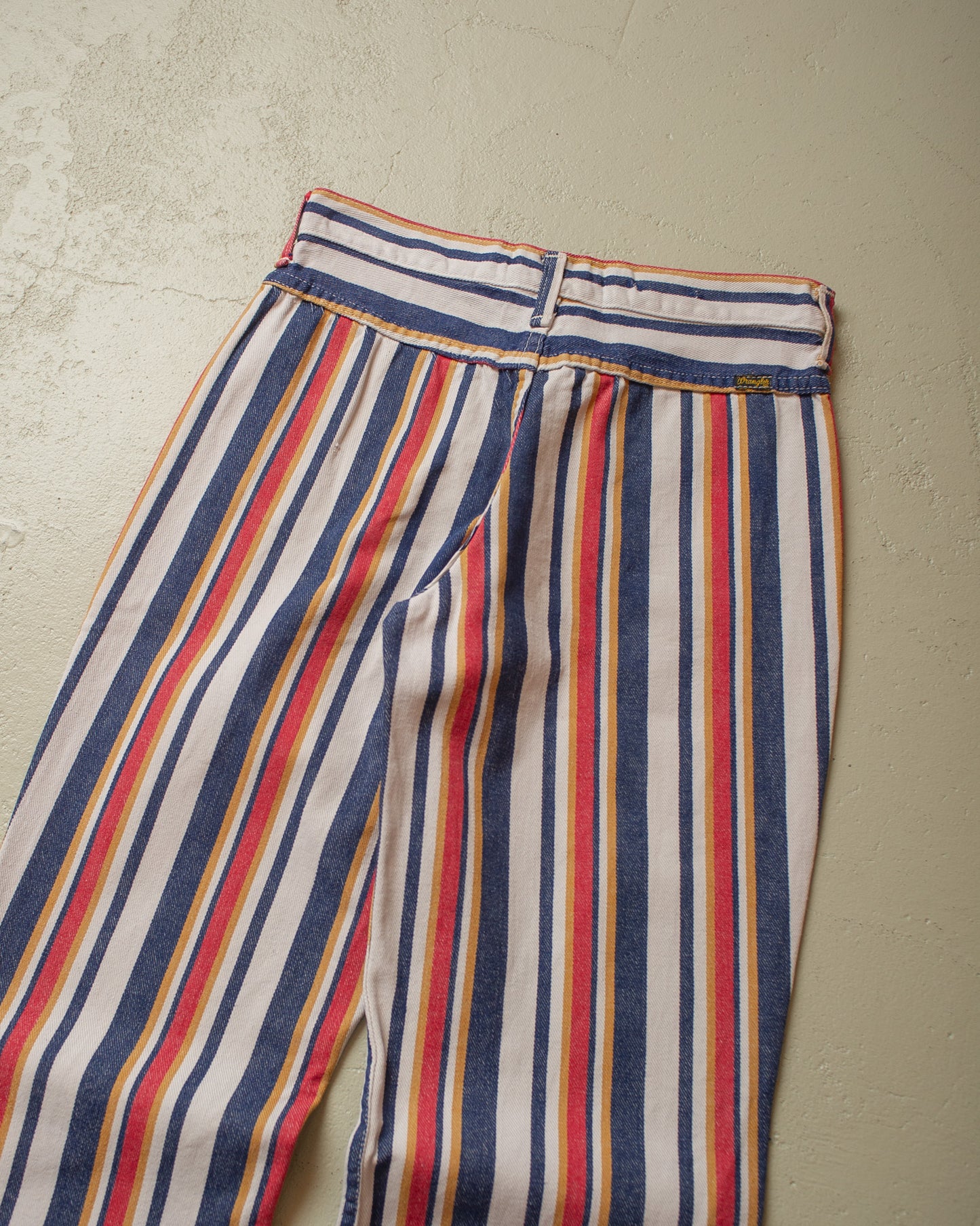1970s Wrangler striped Flared Jeans multi - W26 L28