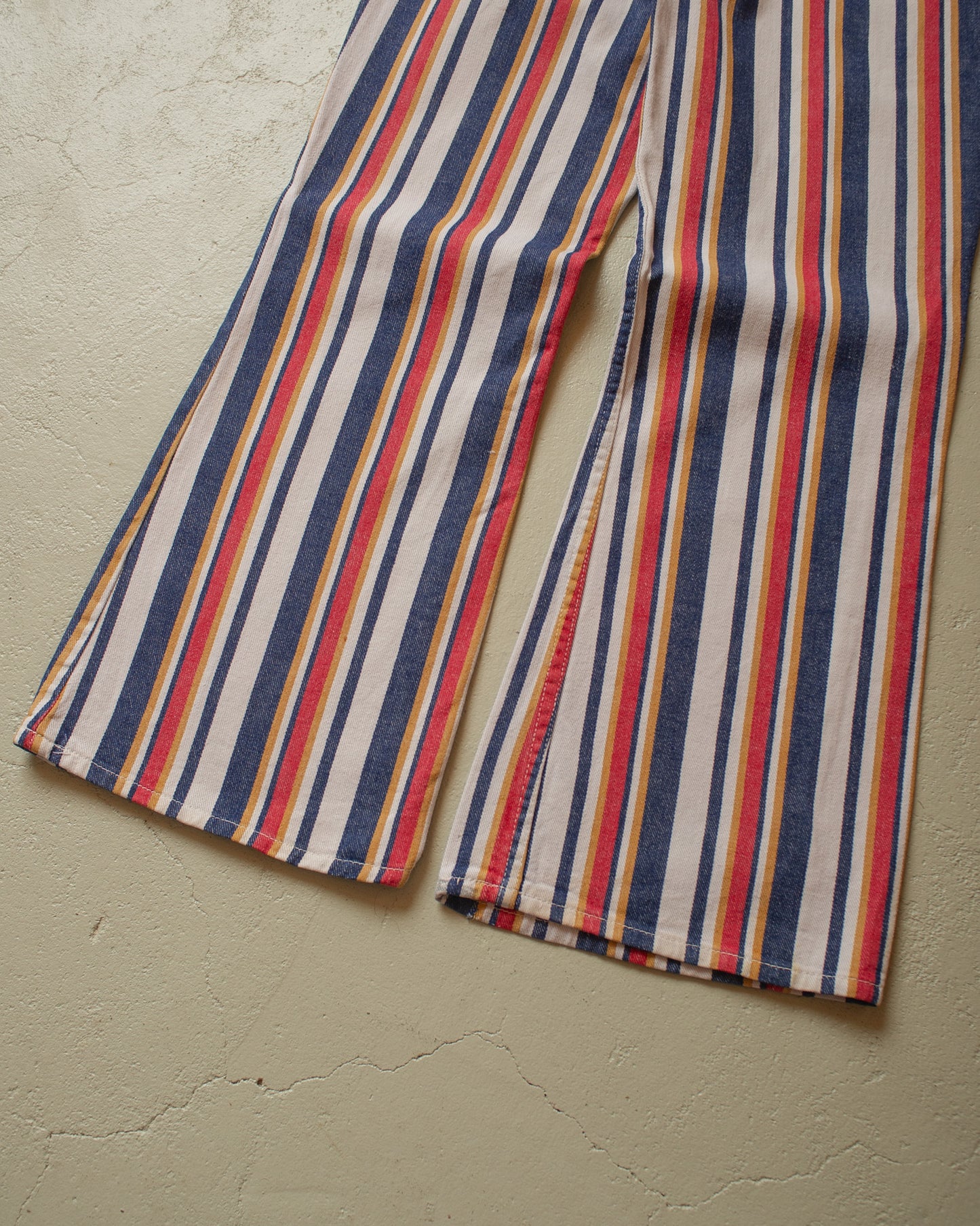 1970s Wrangler striped Flared Jeans multi - W26 L28