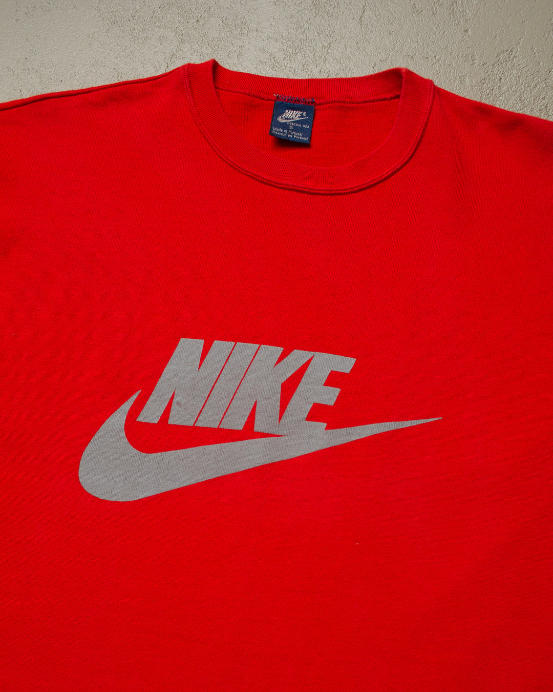 80s Nike Logo T-shirt red - M