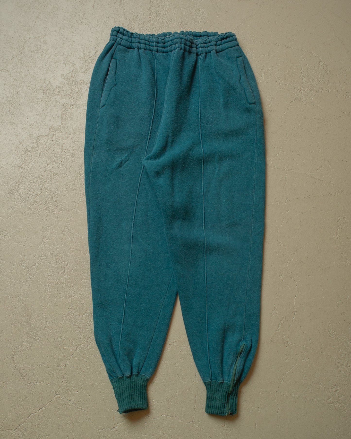 1950s German Two Tone lined Zip Sweatshirt Set - S