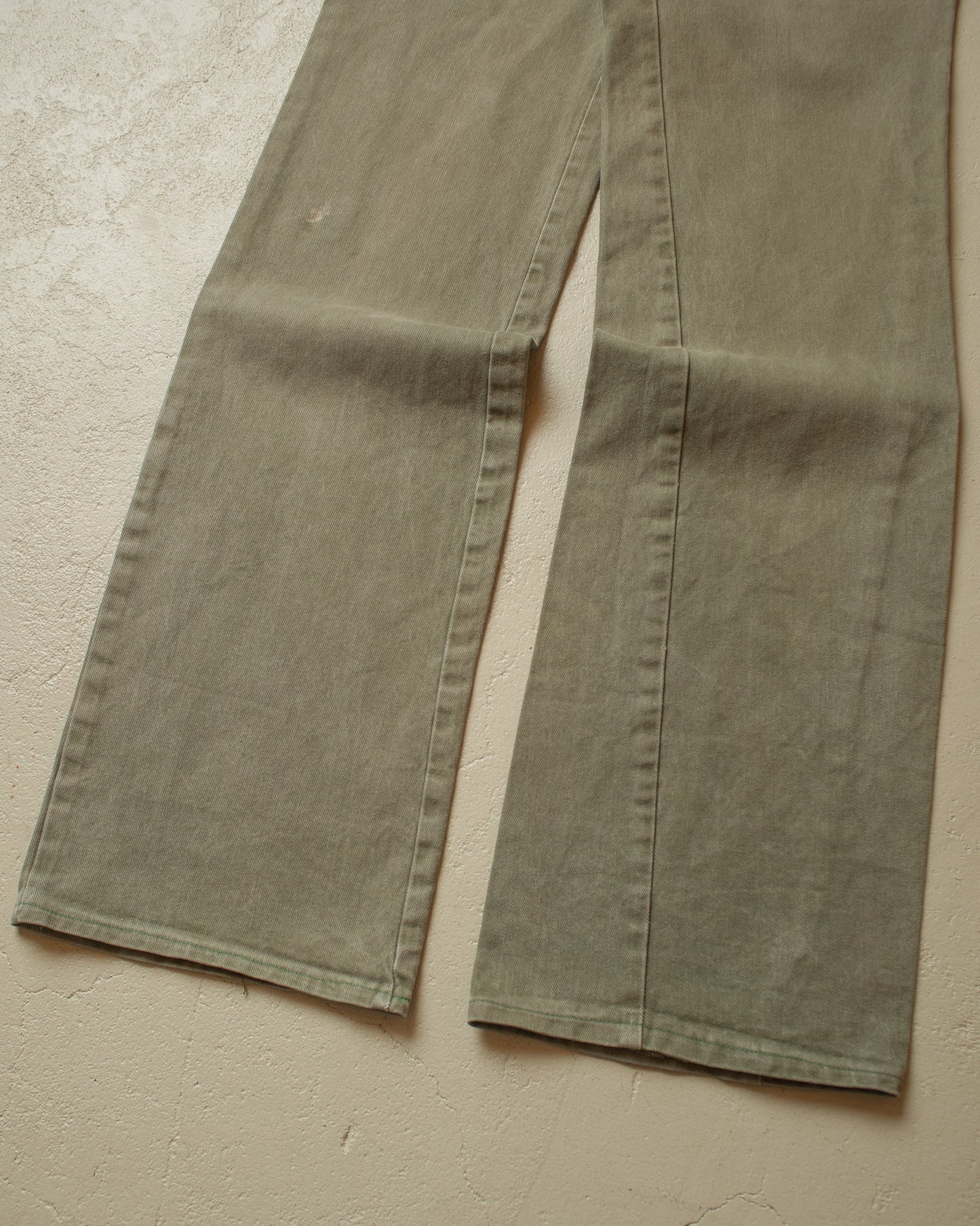 1980s Camel Flared Jeans khaki - W30 L31