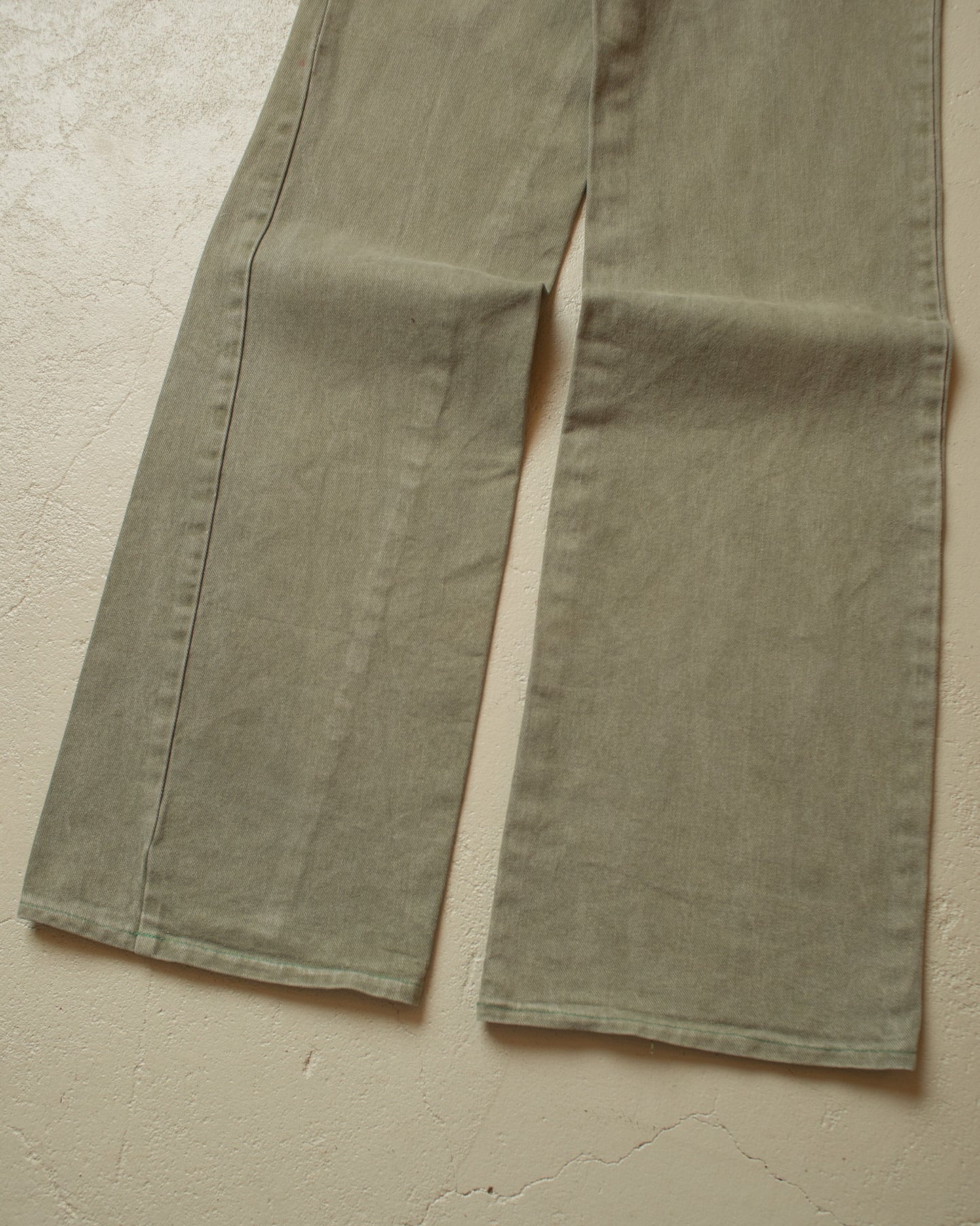 1980s Camel Flared Jeans khaki - W30 L31