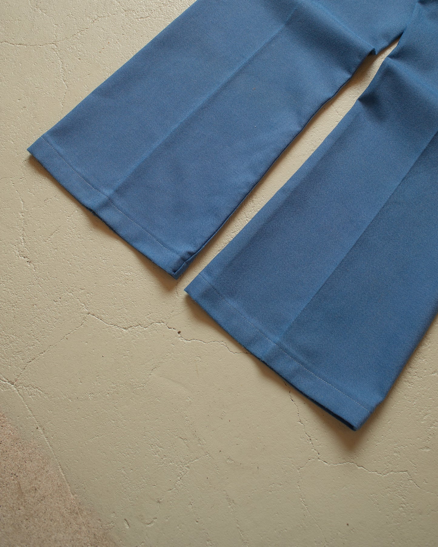 1970s Levi´s Sta-Prest Flared Pleated Pants blue - W36 L30