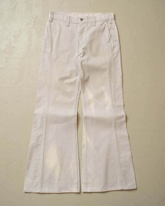 1970s Levi´s Faded Flared Pants beige - W32 L32