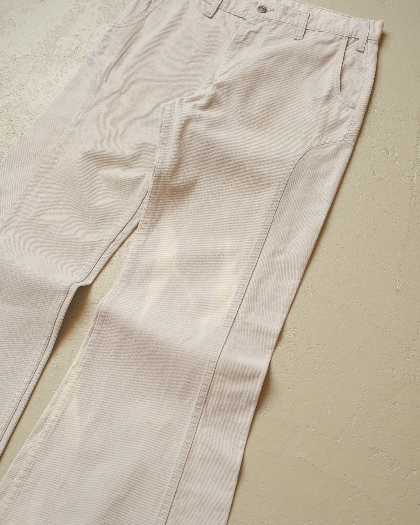 1970s Levi´s Faded Flared Pants beige - W32 L32