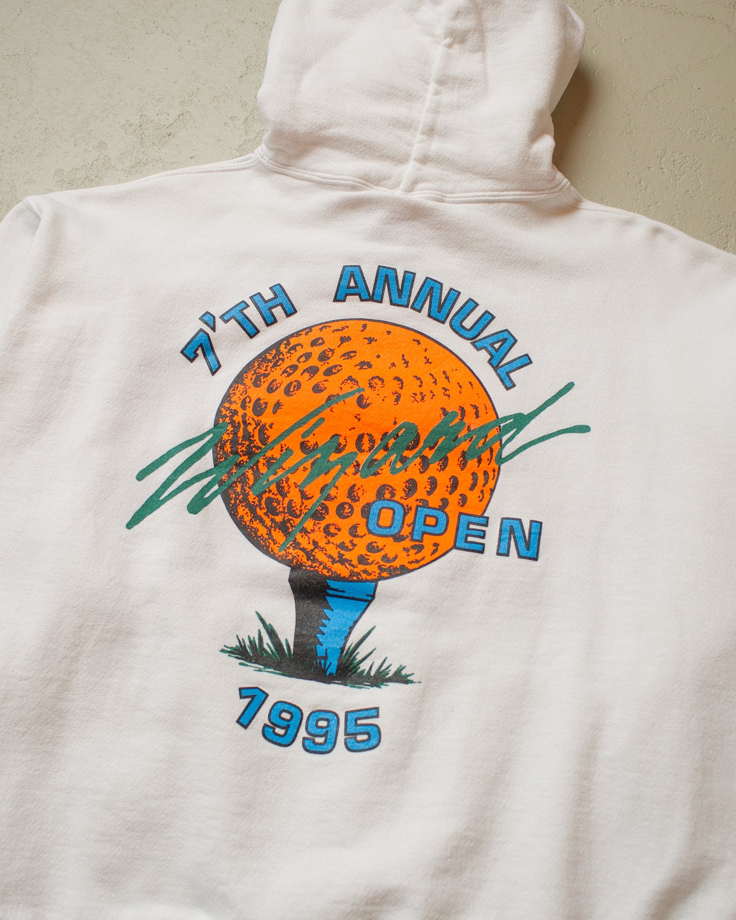 1995 Champion Golf Tournament Hoodie white - L/XL