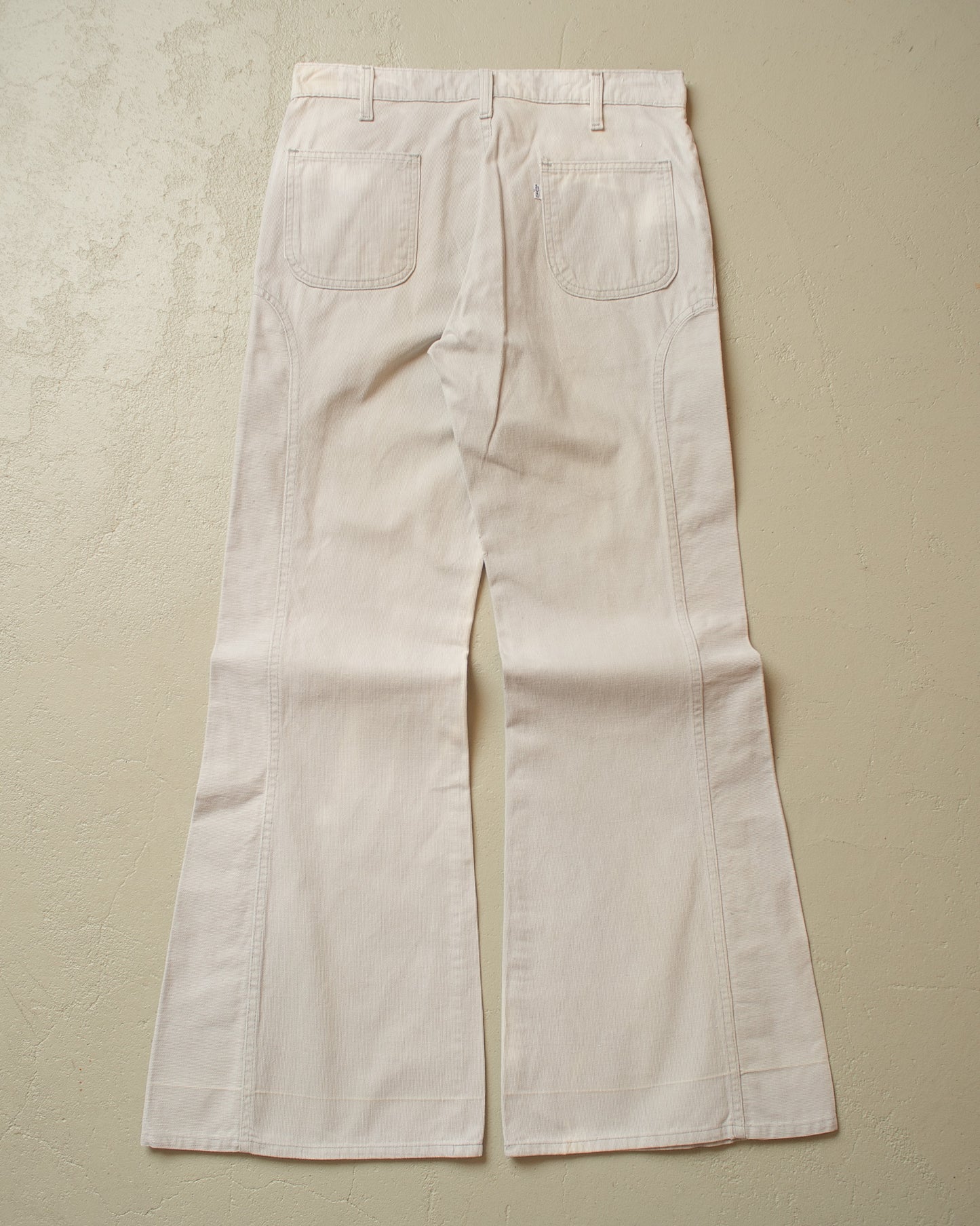 1970s Levi´s Faded Flared Pants beige - W32 L32