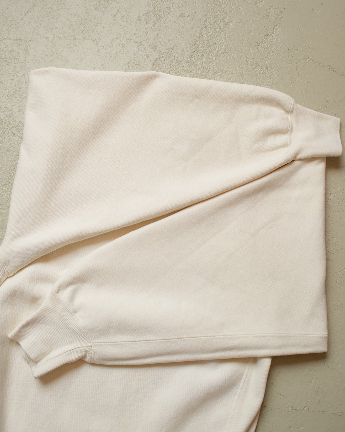 1990s Champion No Logo Reverse Weave Sweatshirt creme - L/XL