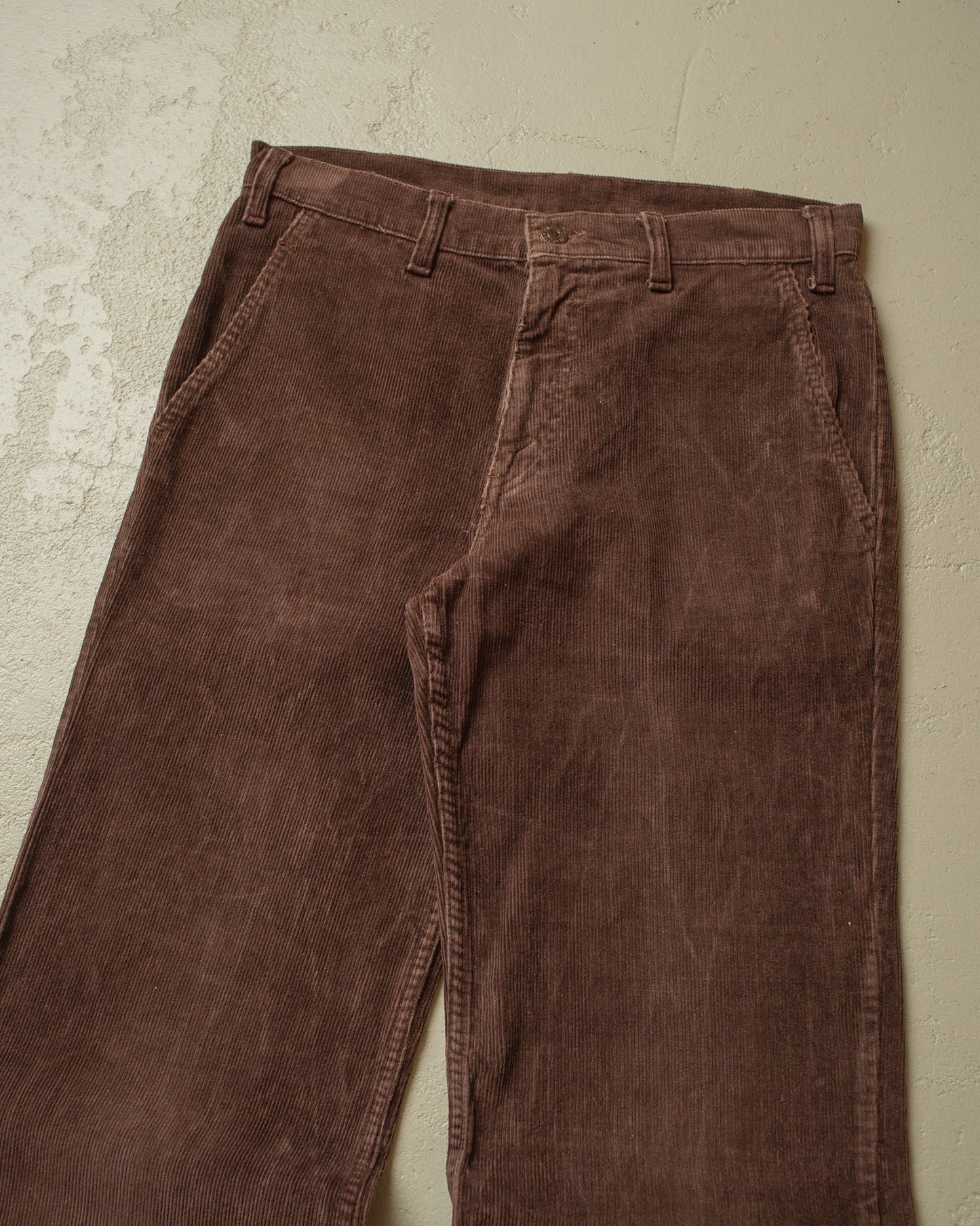 1960s Levi´s Big E Corduroy Flared Pants brown - W30 L31