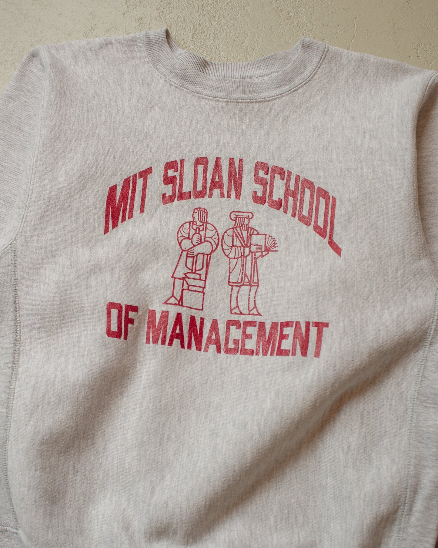 1980s Champion MIT Sloan School Reverse Weave Sweatshirt grey - M