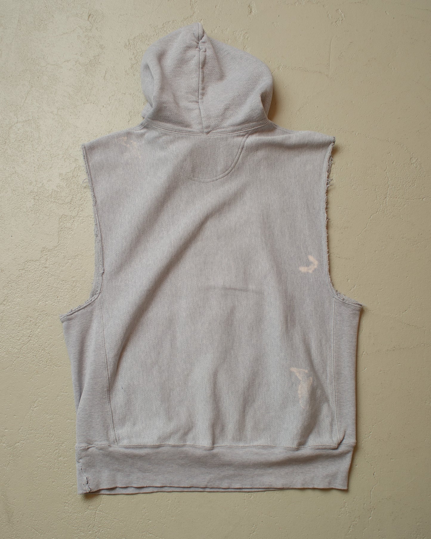 2000s Champion School Cut Off Hoodie grey - M/L