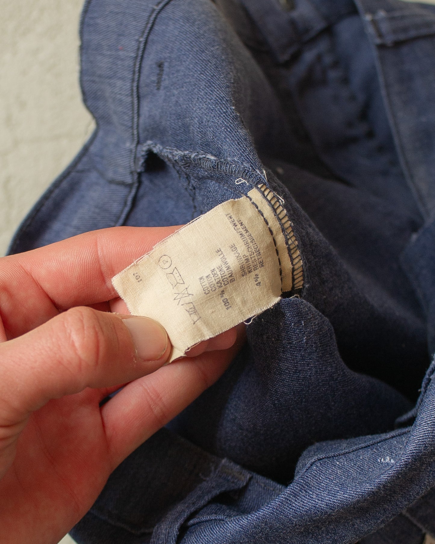 1960s/70s Levi´s Big E Flared Pants blue - W34 L32