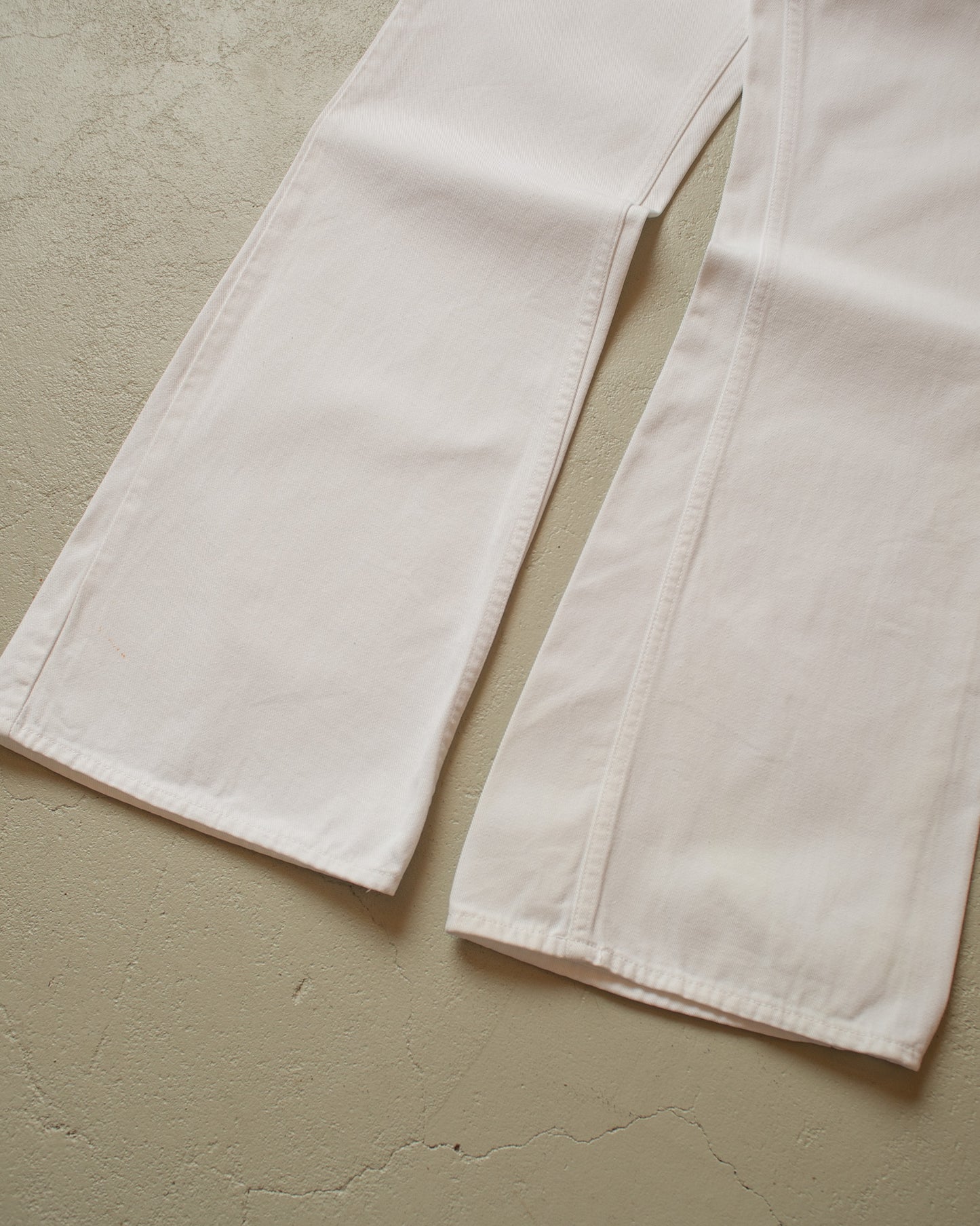 1970s Levi´s Big E Flared Jeans white - W32 L33