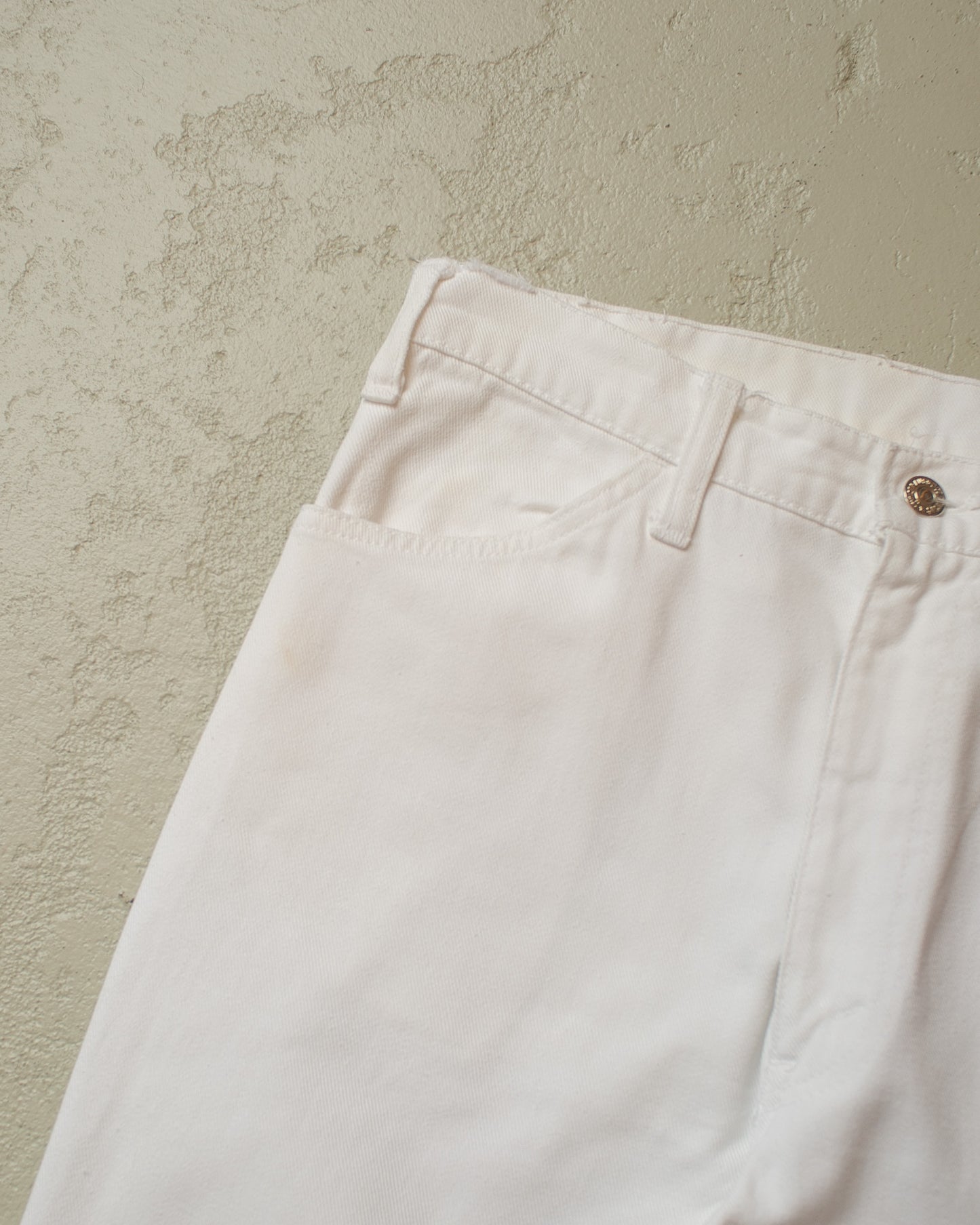 1970s Levi´s Big E Flared Jeans white - W32 L33