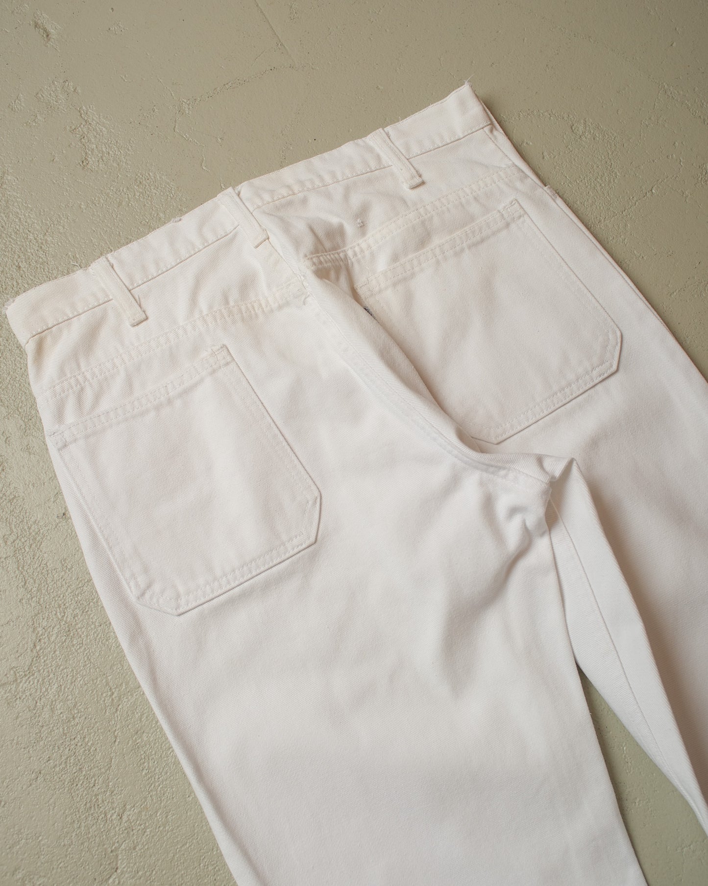 1970s Levi´s Big E Flared Jeans white - W32 L33