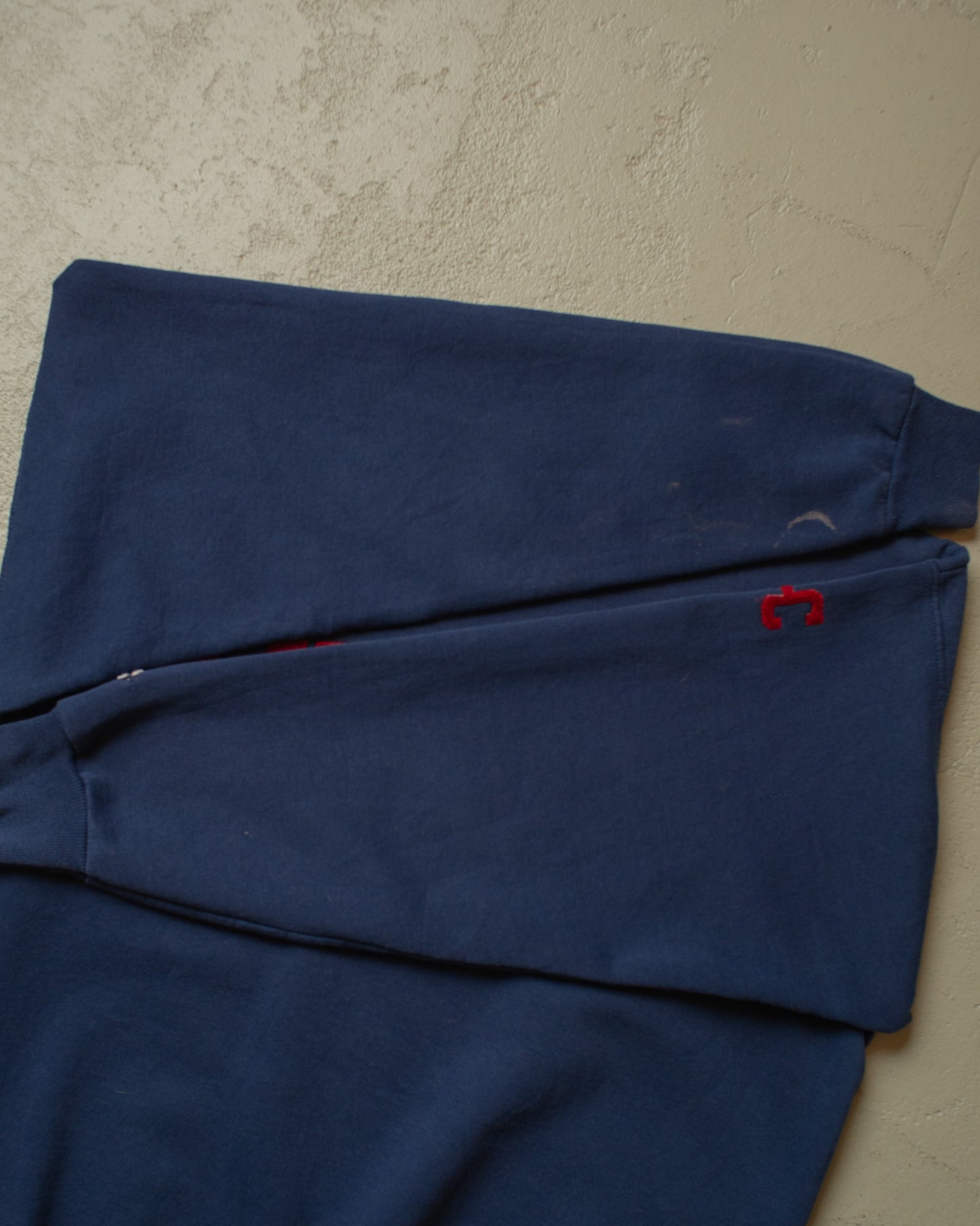 1990s Champion Luther College Sweatshirt navyblue - L