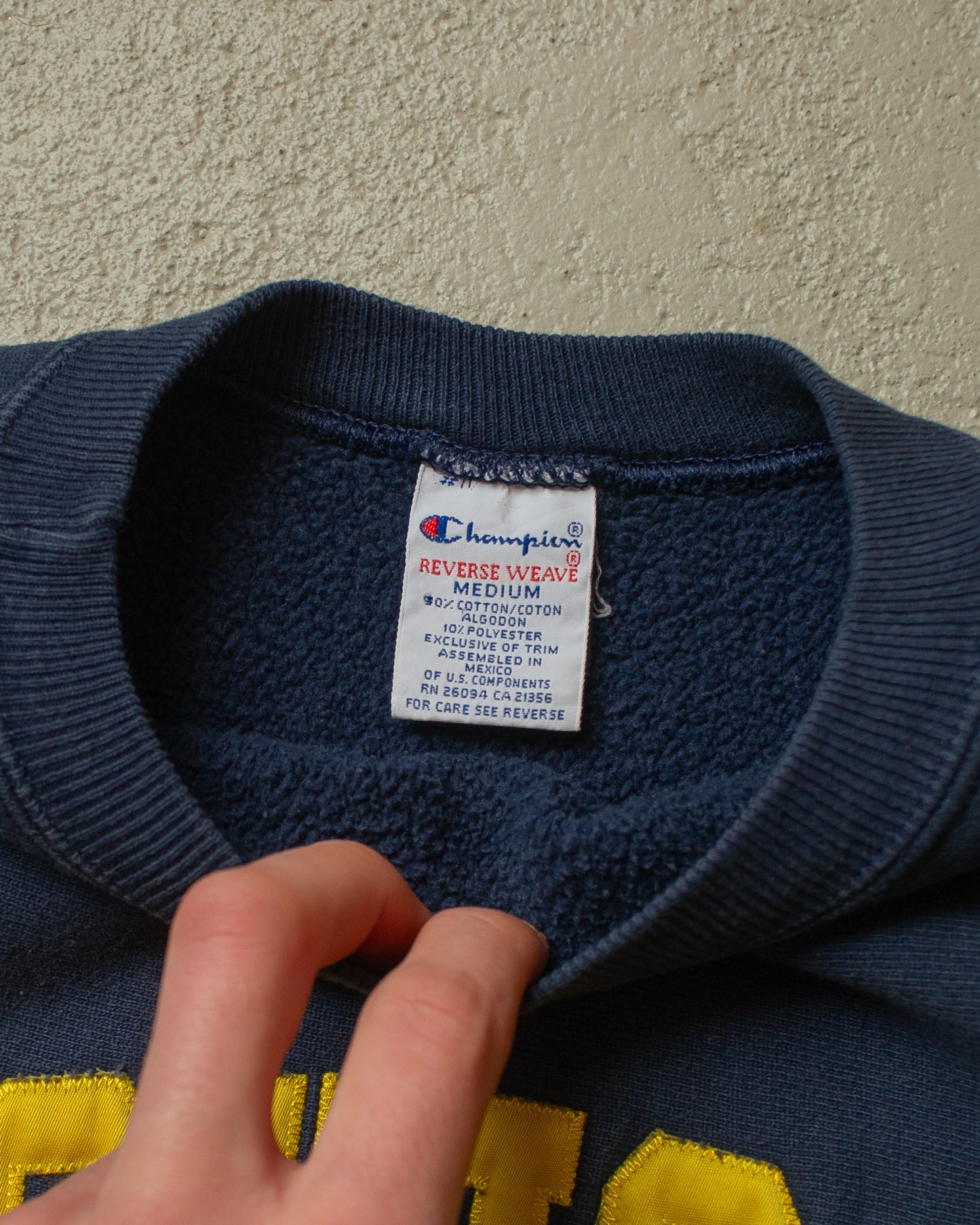 1998 Champion Michigan Reverse Weave Sweatshirt navyblue - M