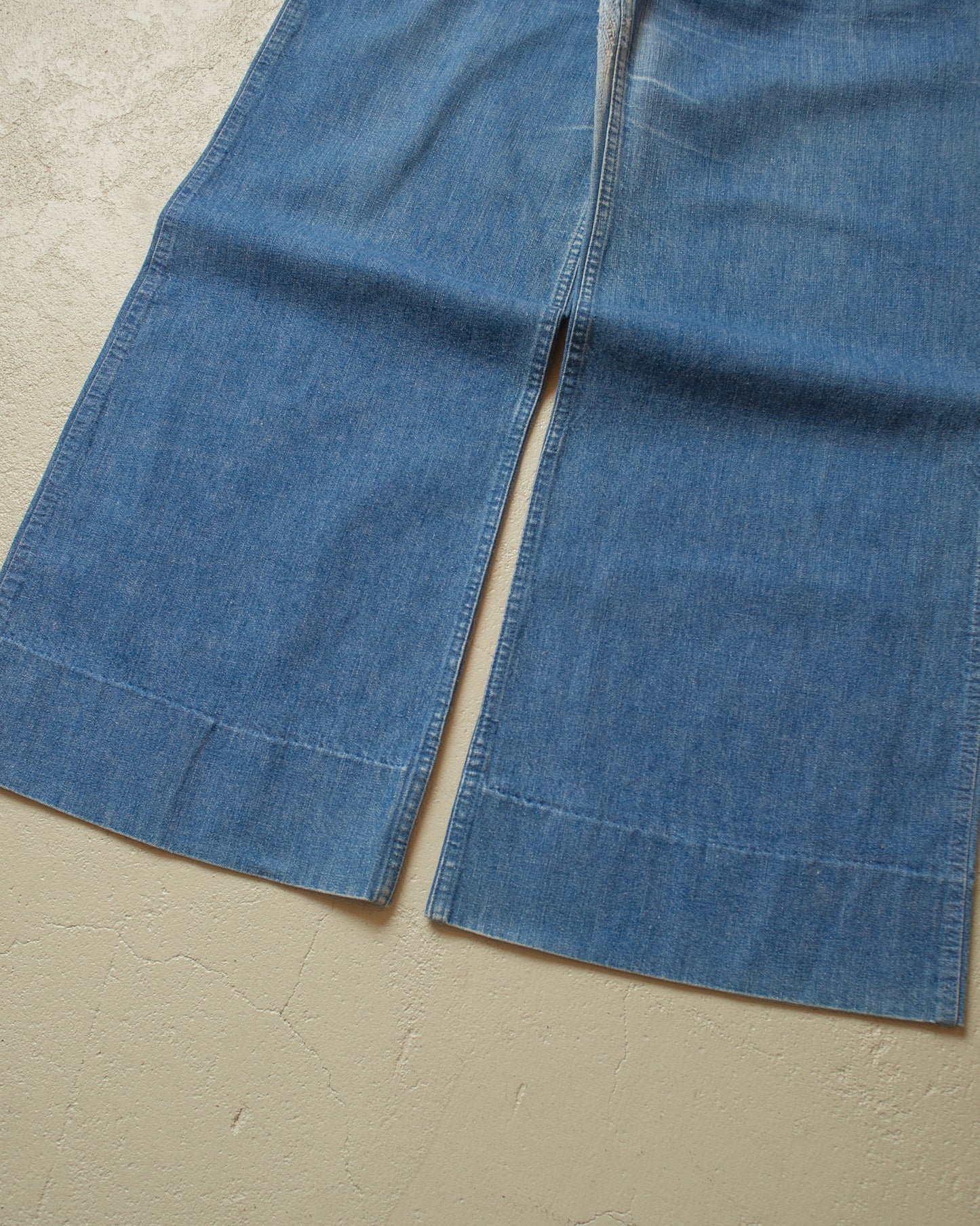 1960s/70s Levi´s Big E Repaired Flared Jeans blue - W33 L30