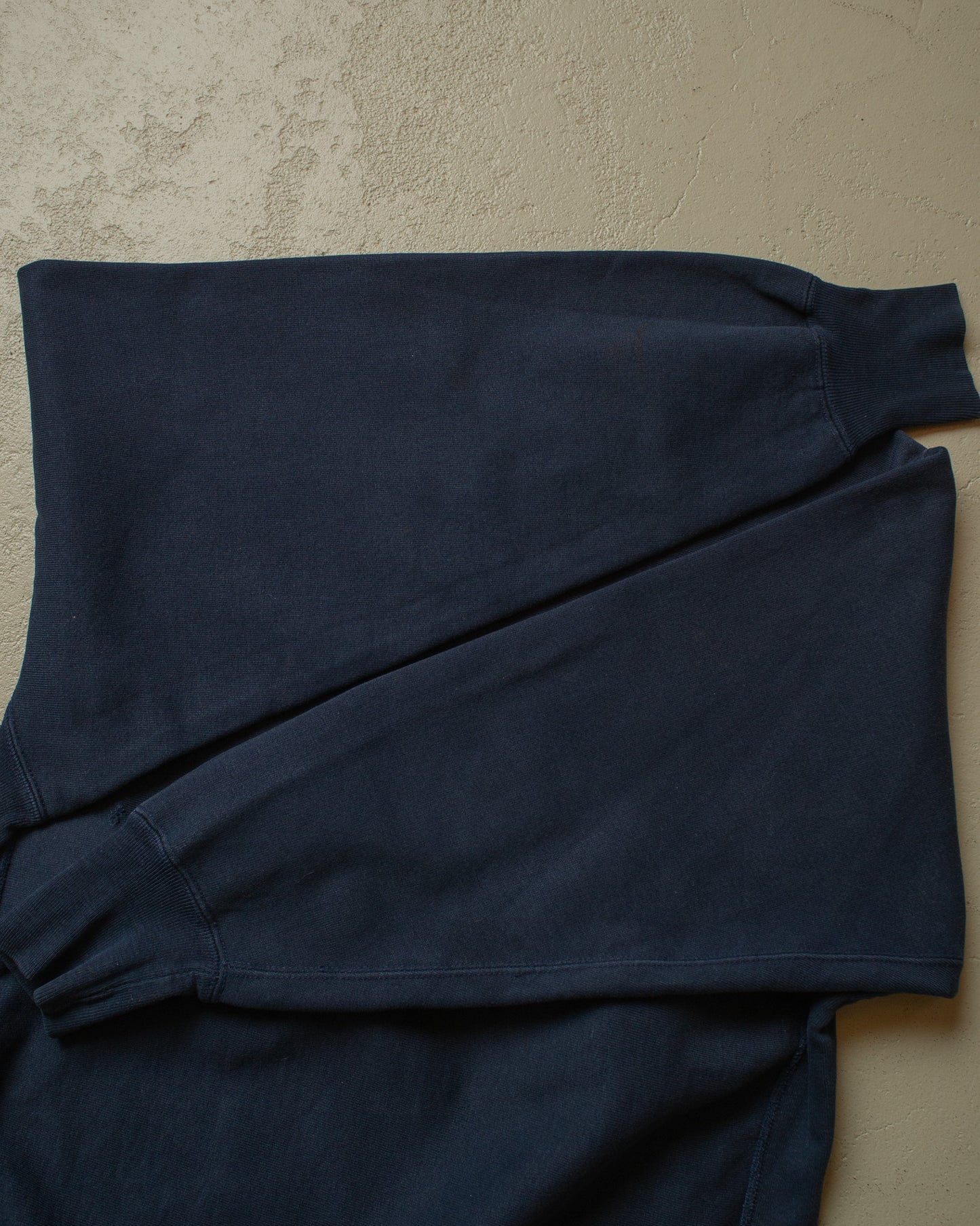 1990s Champion Logo Reverse Weave Sweatshirt navyblue - XL